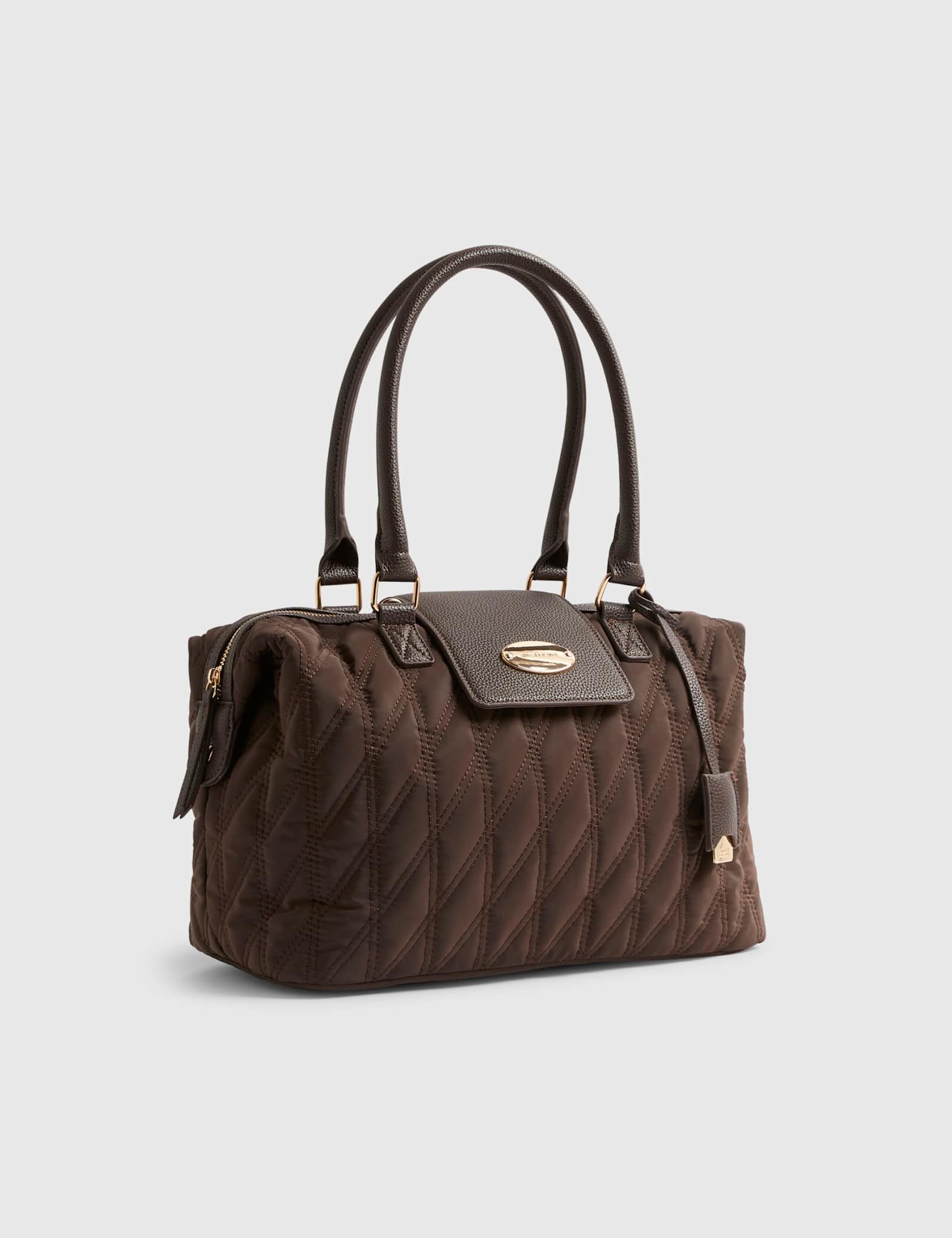 Quilted Top Handle Weekend Bag - image 2
