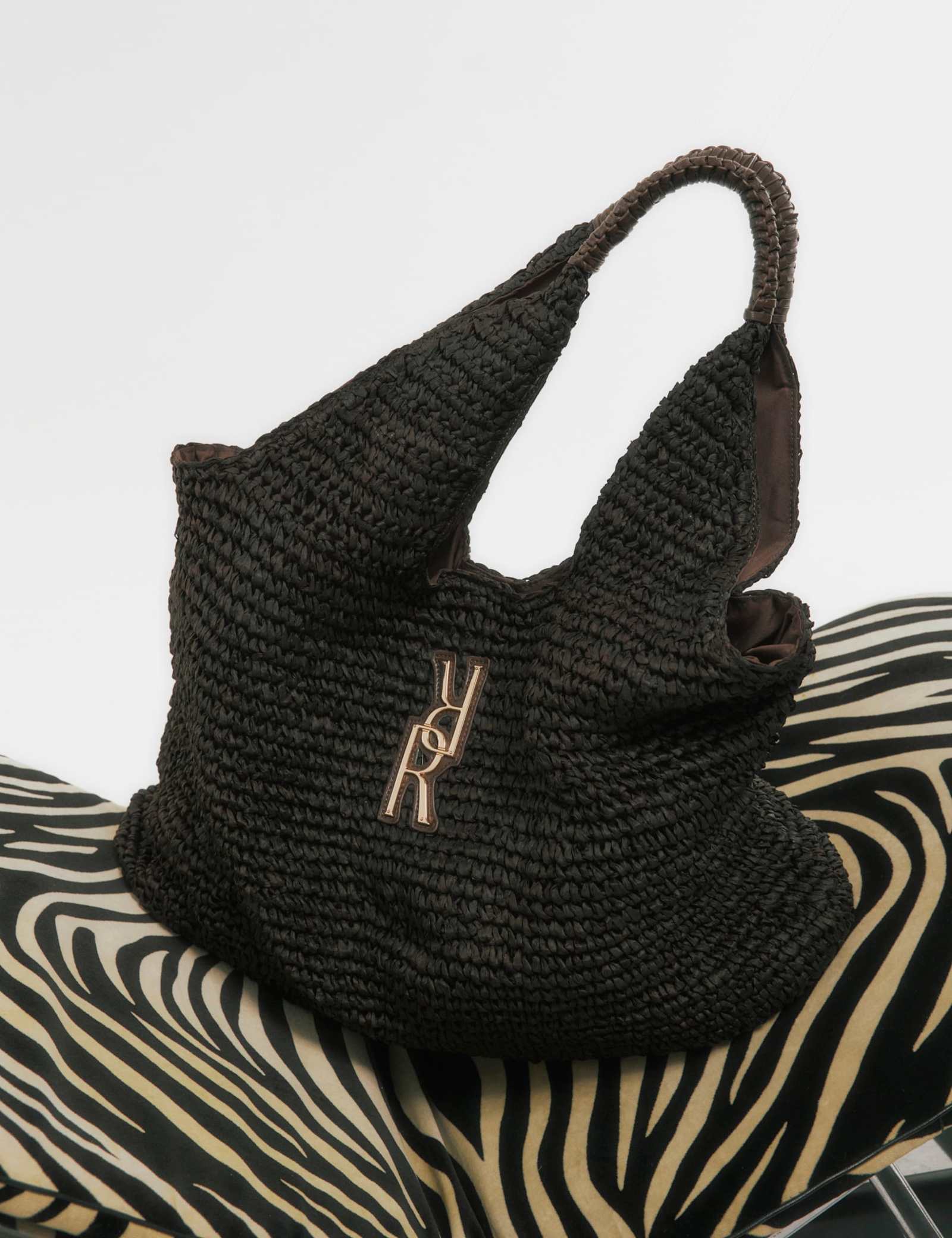 Raffia Shoulder Bag - image 3