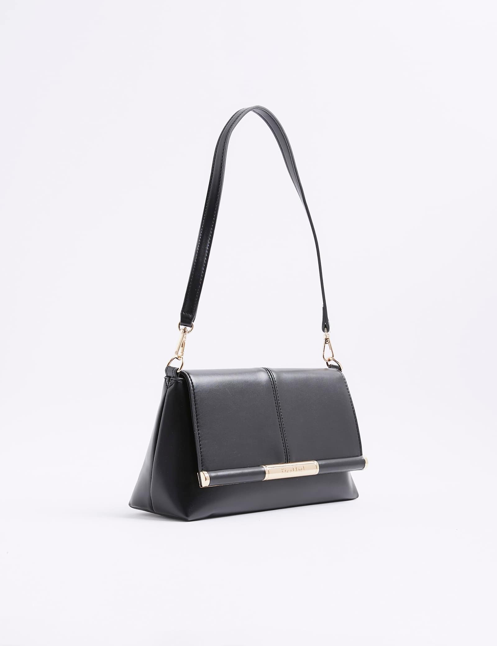 Faux Leather Patent Finish Clutch Bag - image 5