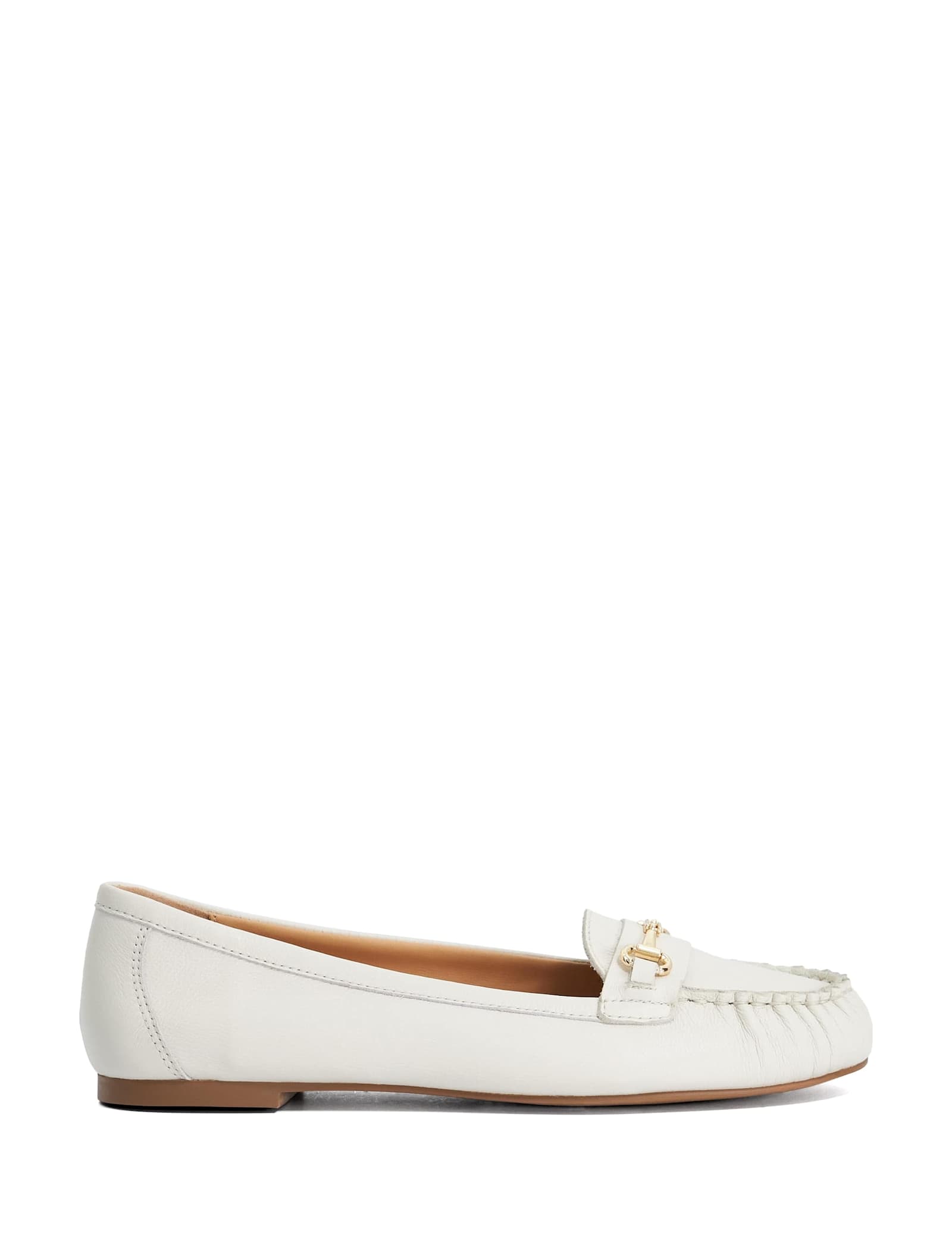 Suede Trim Flat Loafers - image 1