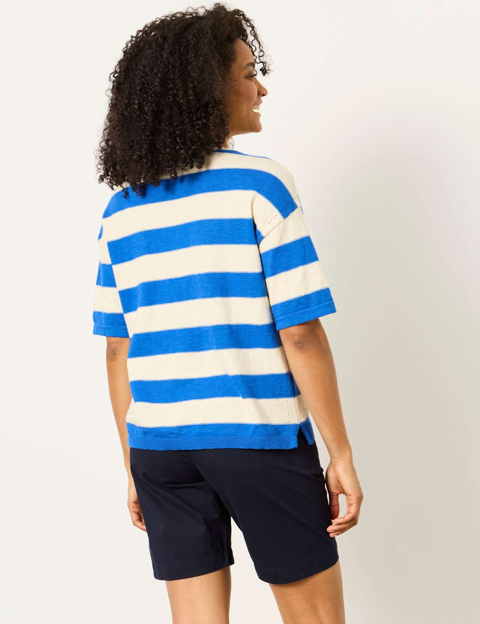 Pure Cotton Striped Top - image 4