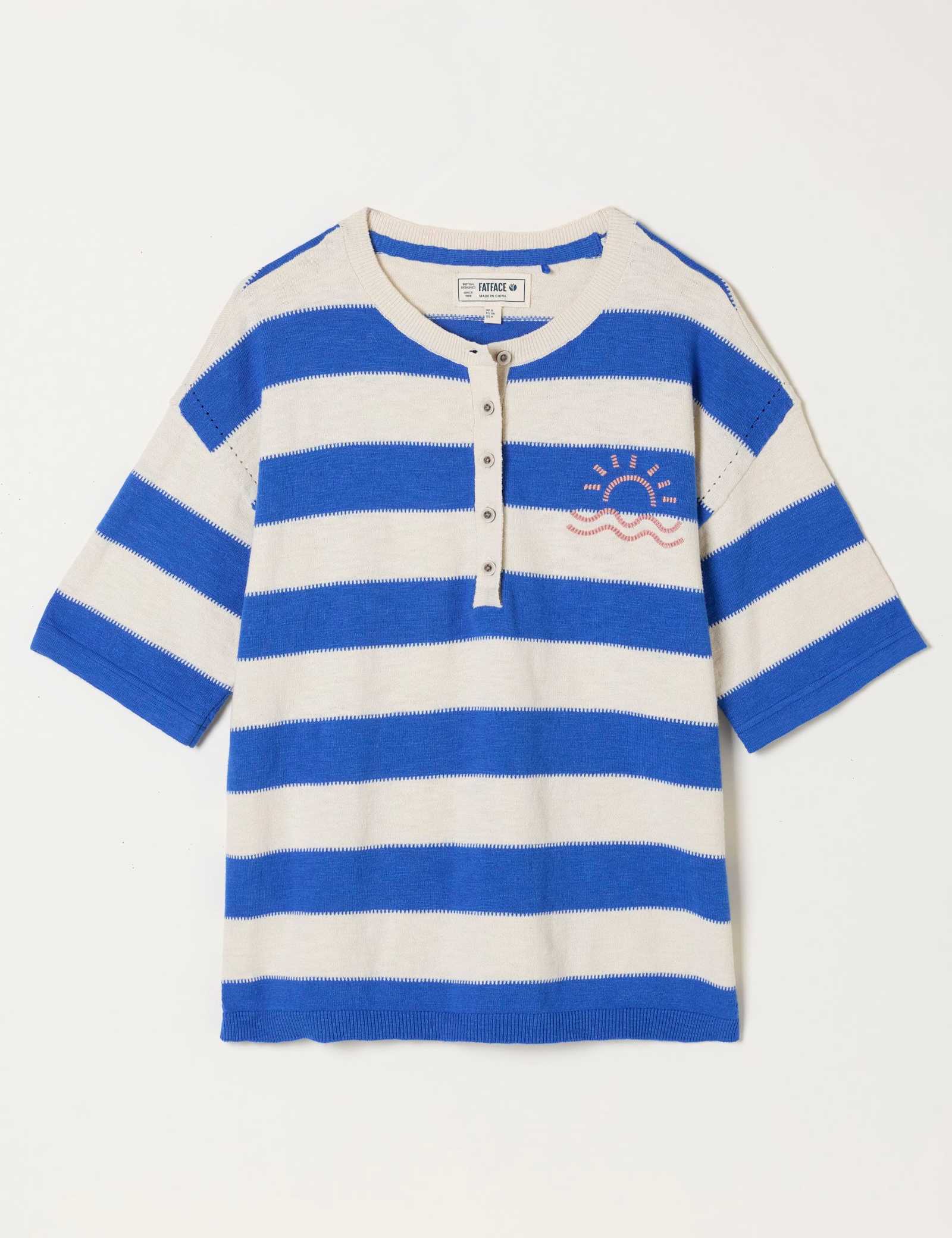 Pure Cotton Striped Top - image 1