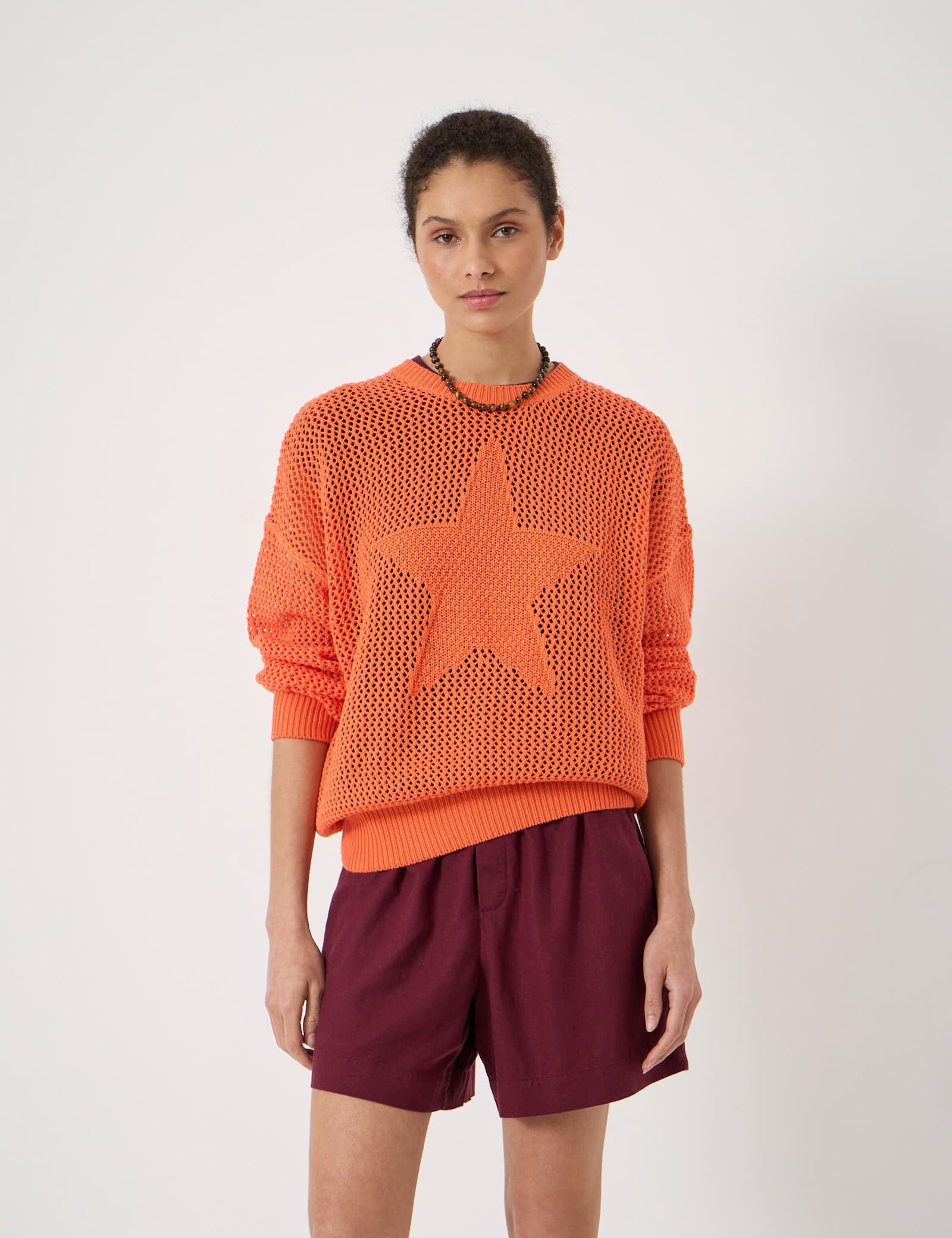 Pure Cotton Crew Neck Star Jumper - image 2