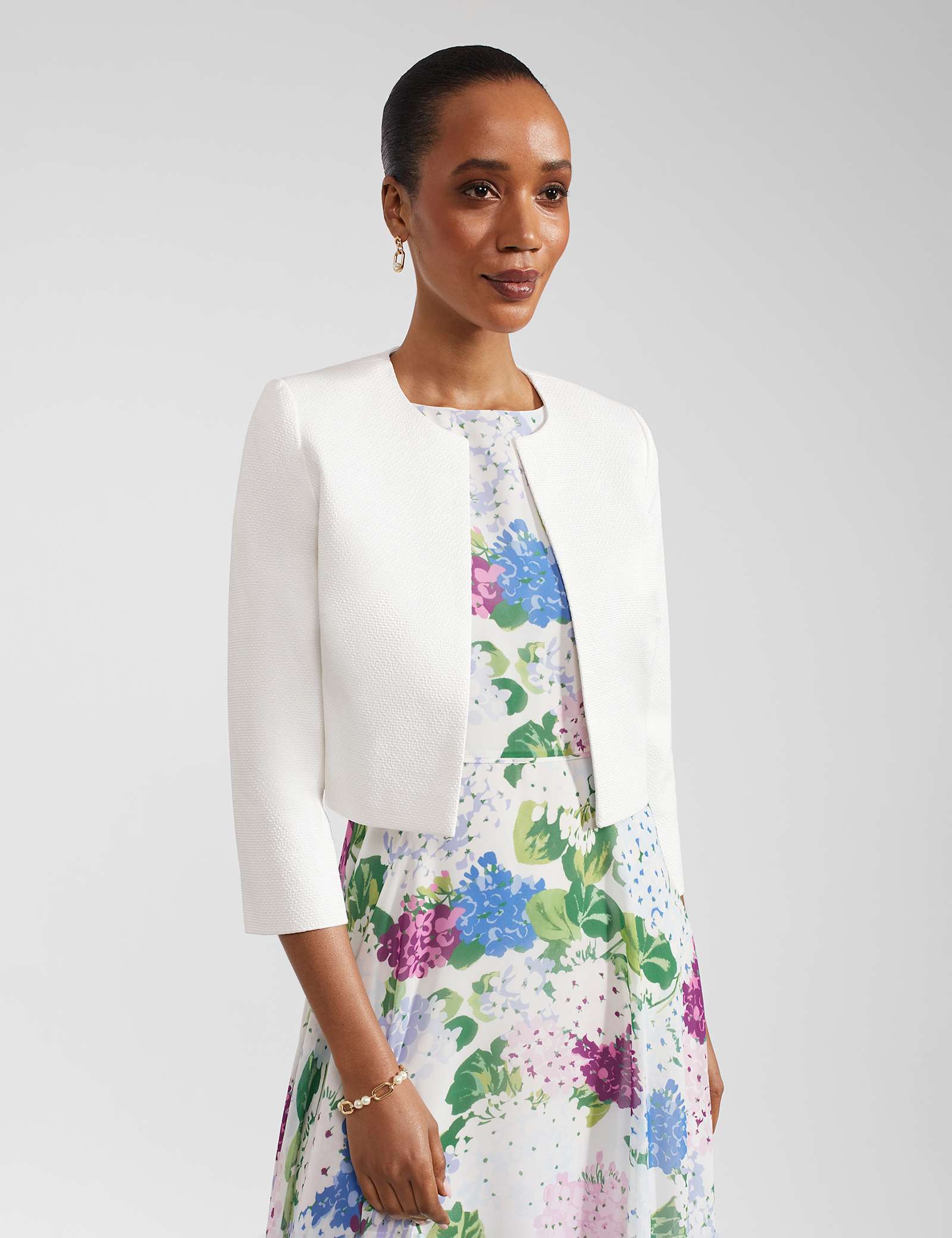 Cropped Blazer - image 2