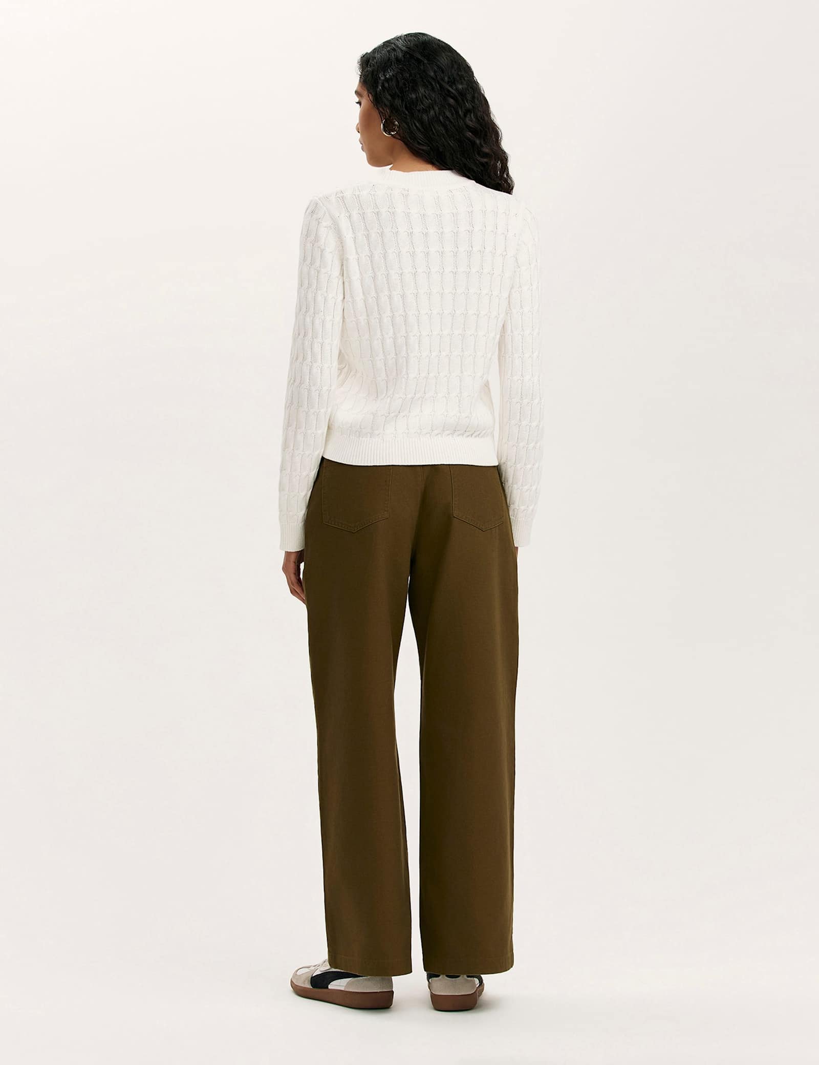 Pure Cotton Cable Knit Jumper - image 4
