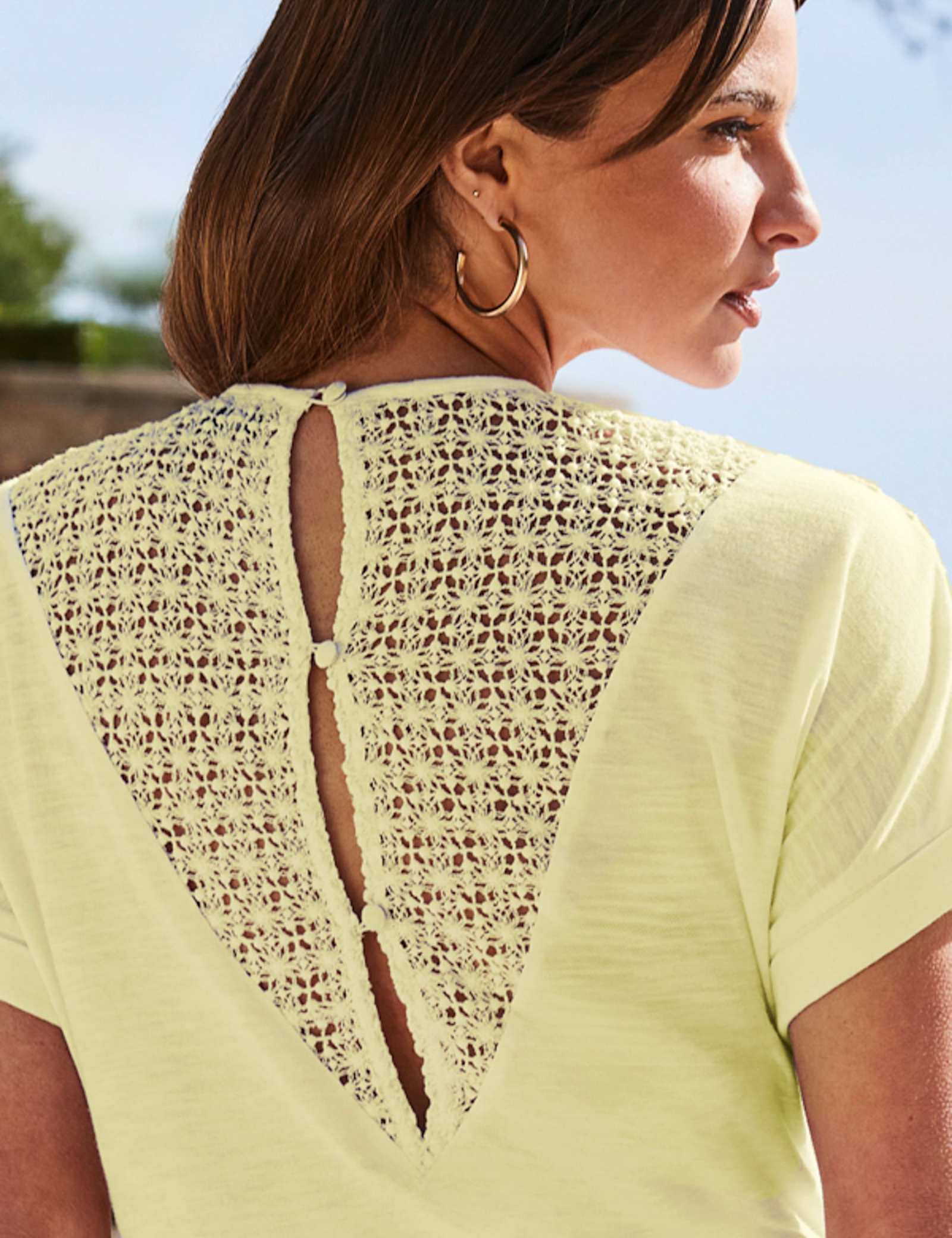 Jersey Open Embroidery T-Shirt - image 2