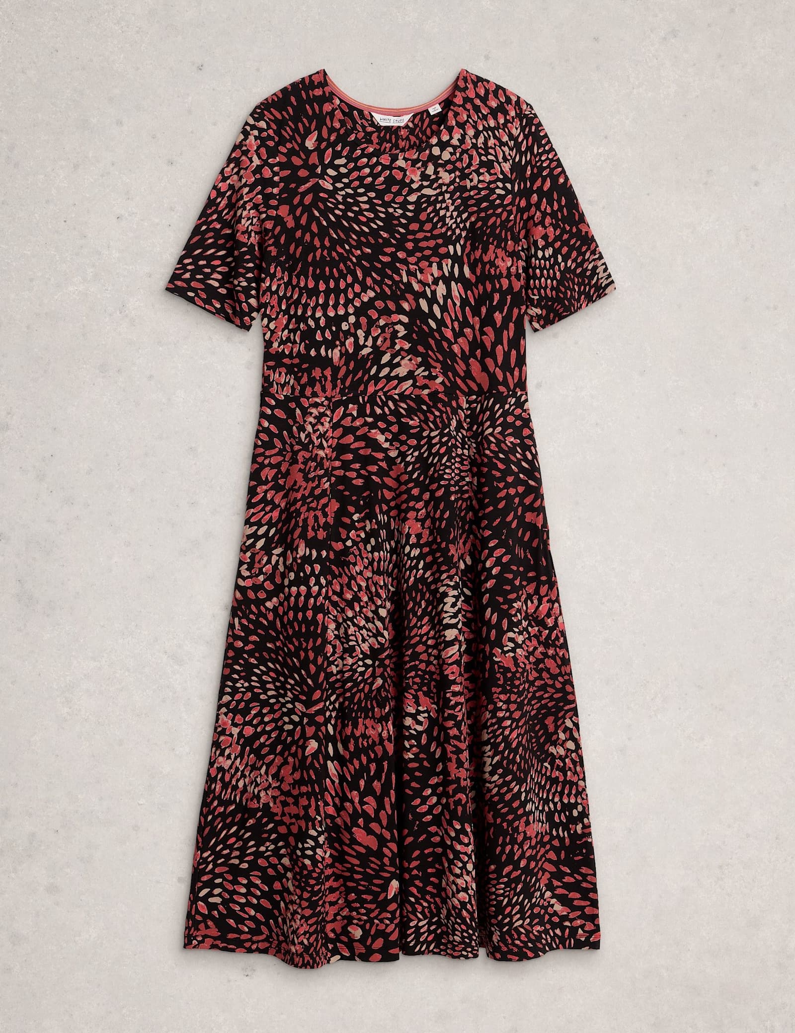Jersey Printed Midi T-Shirt Dress - image 1