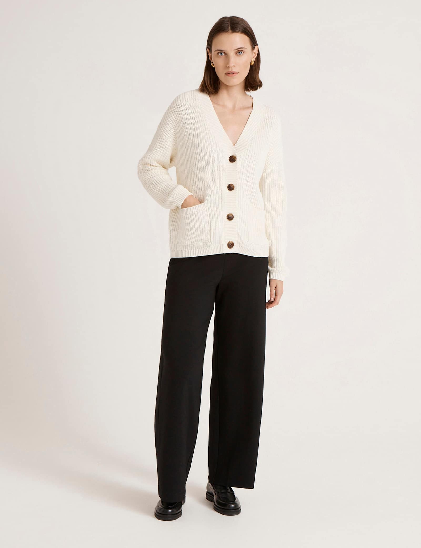 Pure Cotton V-Neck Button Front Cardigan - image 5