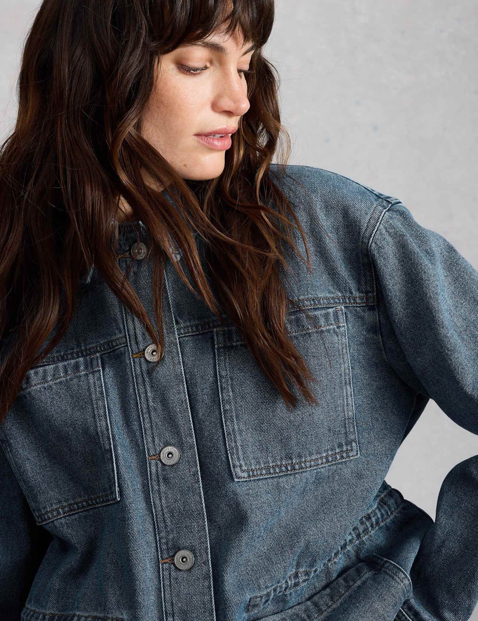 Denim Relaxed Jacket - image 5
