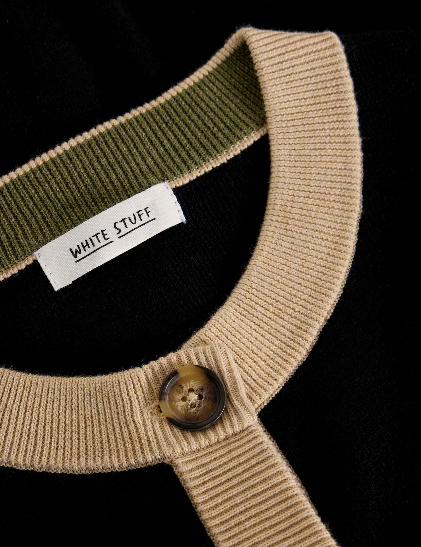 Pure Cotton Crew Neck Button Front Cardigan - image 5