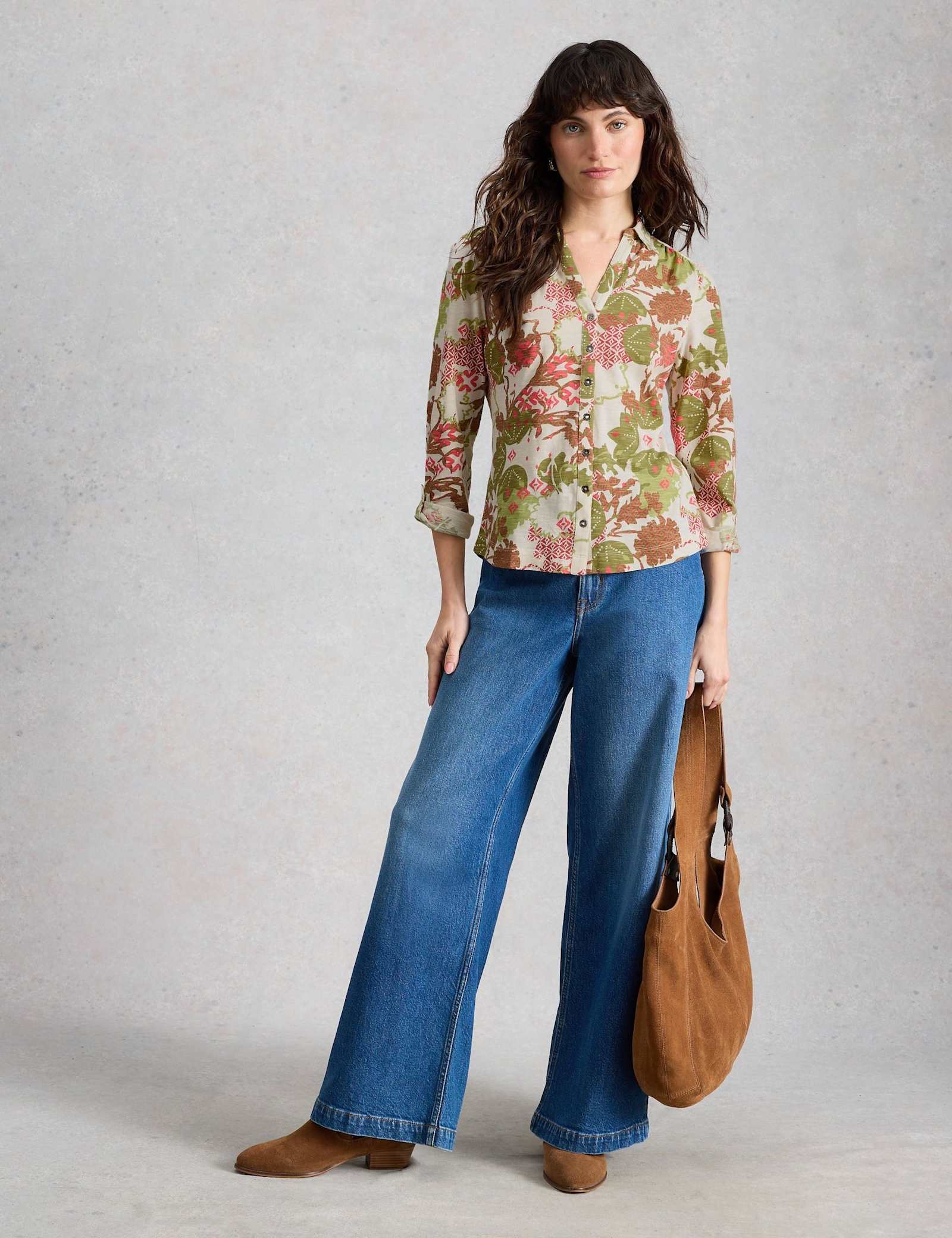 Pure Cotton Printed Shirt - image 1