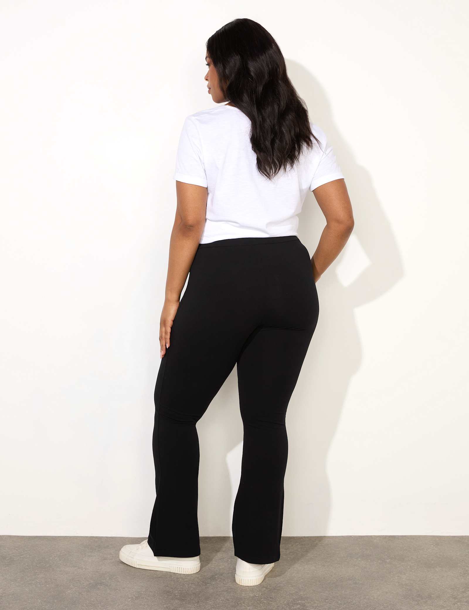 Cotton Rich Flared Leggings - image 2