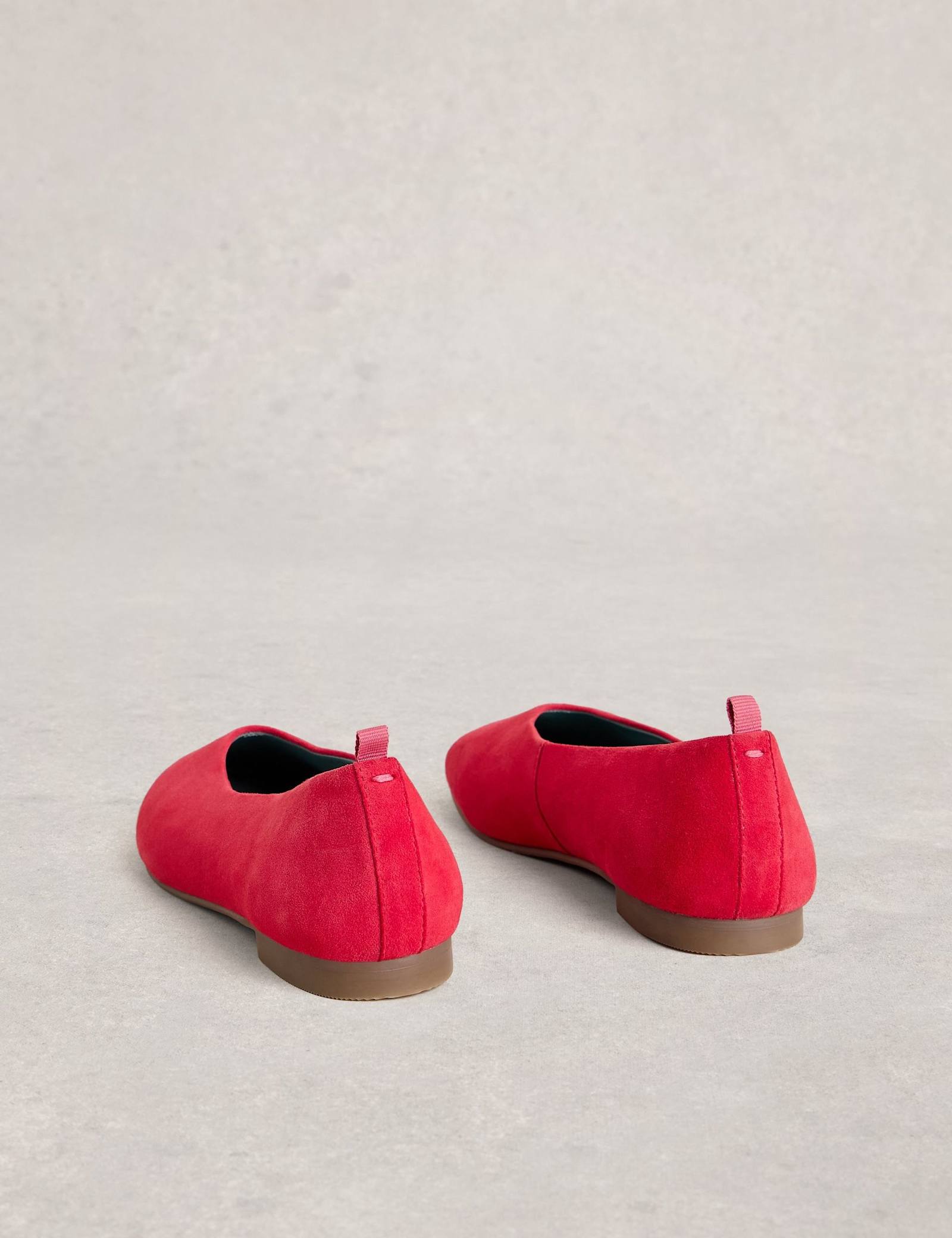 Suede Flat Ballet Pumps - image 2