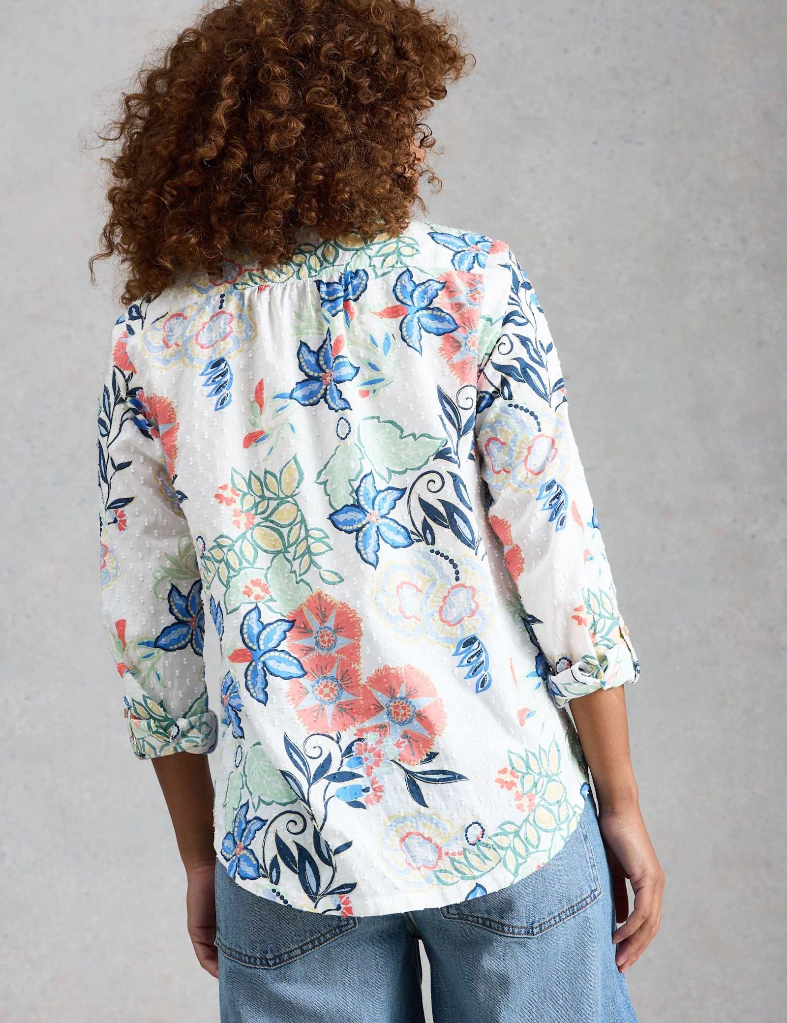 Pure Cotton Embroidered Shirt - image 5
