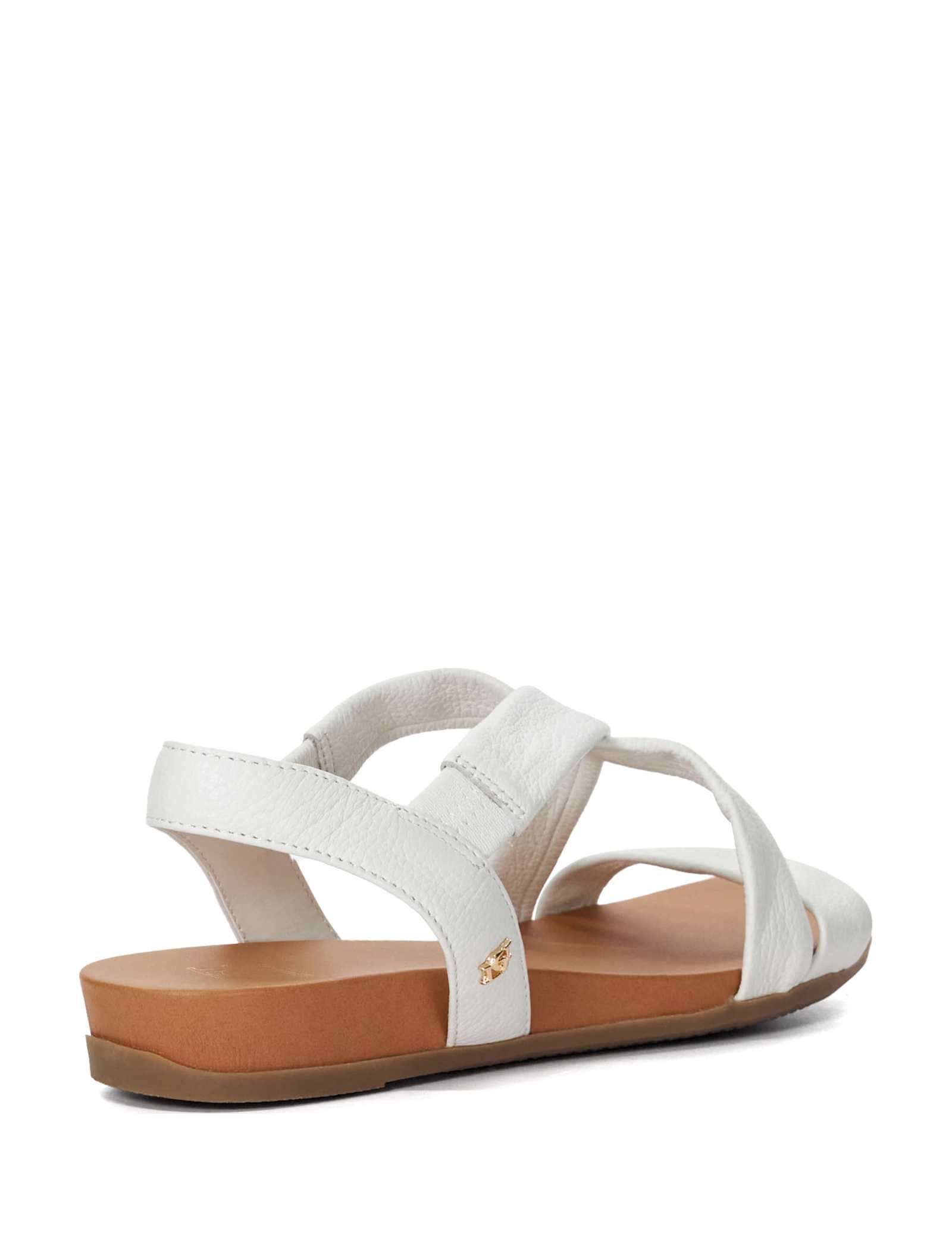 Wide Fit Leather Flat Sandals - image 4