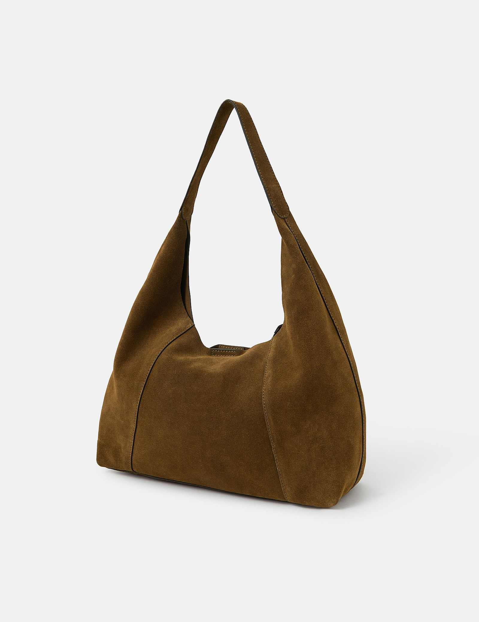 Suede Shoulder Bag - image 4