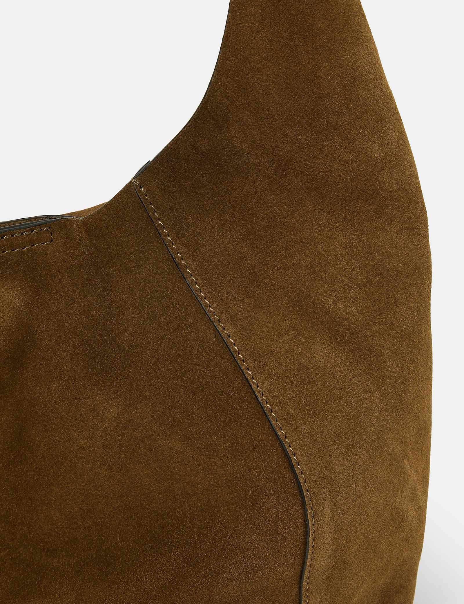 Suede Shoulder Bag - image 2