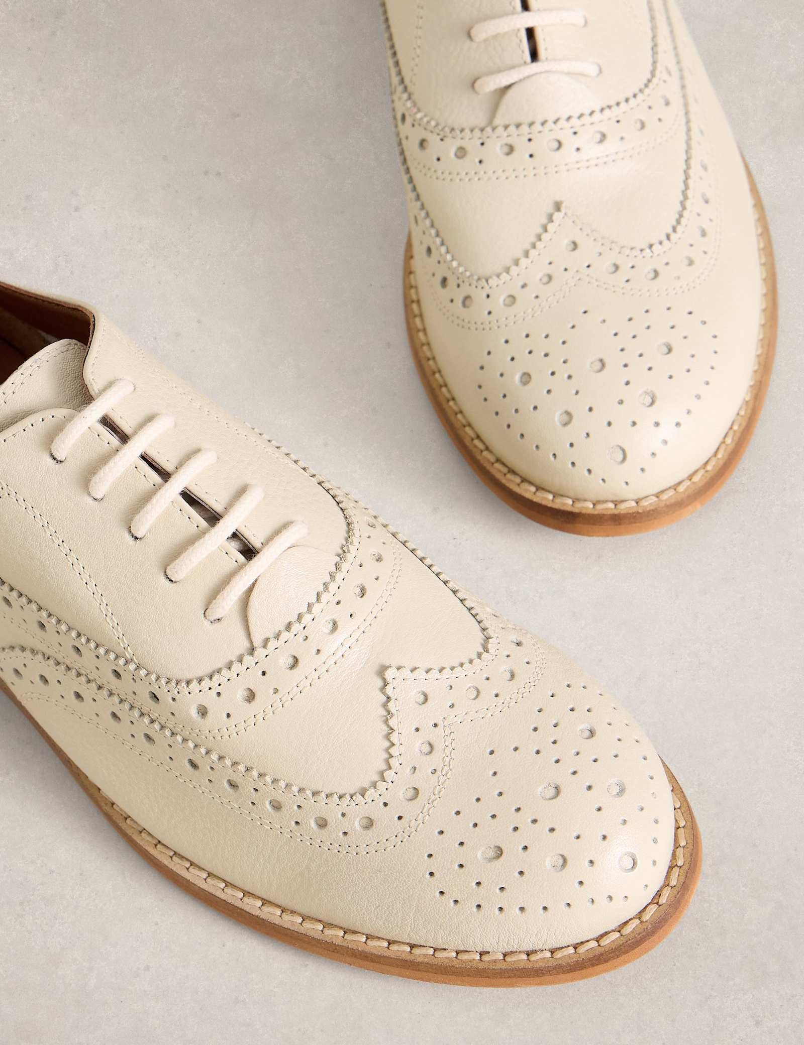 Leather Lace Up Brogues - image 4