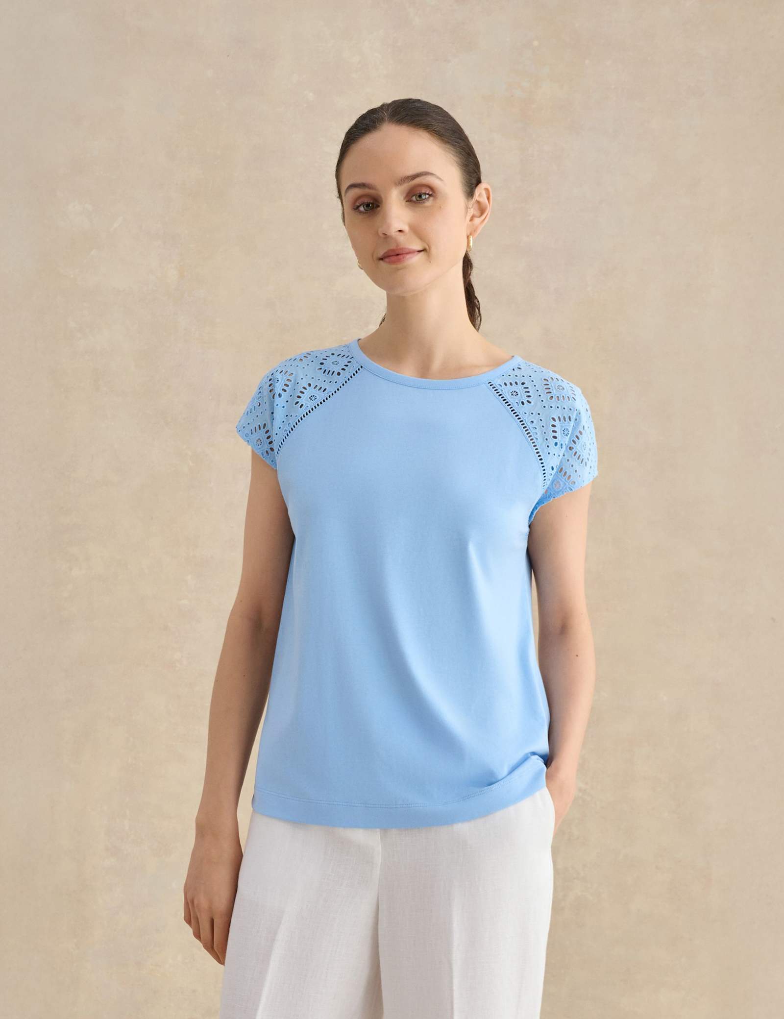 Pure Cotton Broderie top - image 4