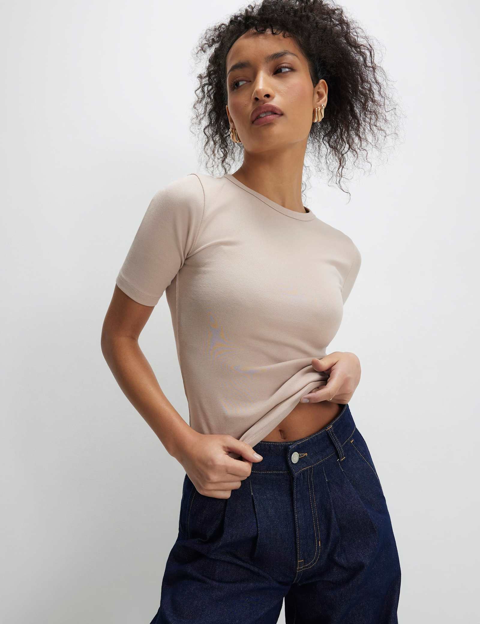 2 Pack Cotton Rich Fitted Tops - image 2