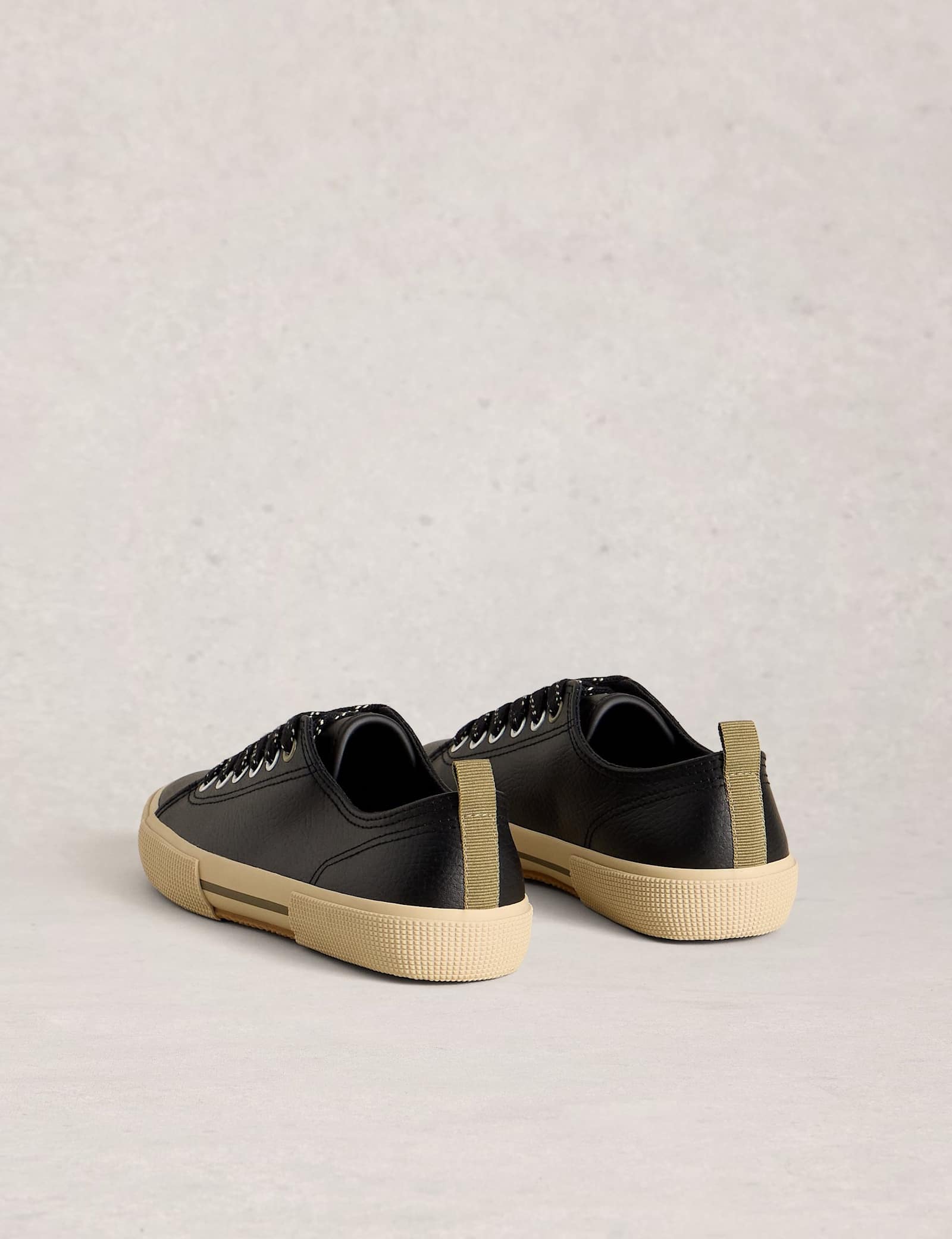 Leather Lace Up Trainers - image 3