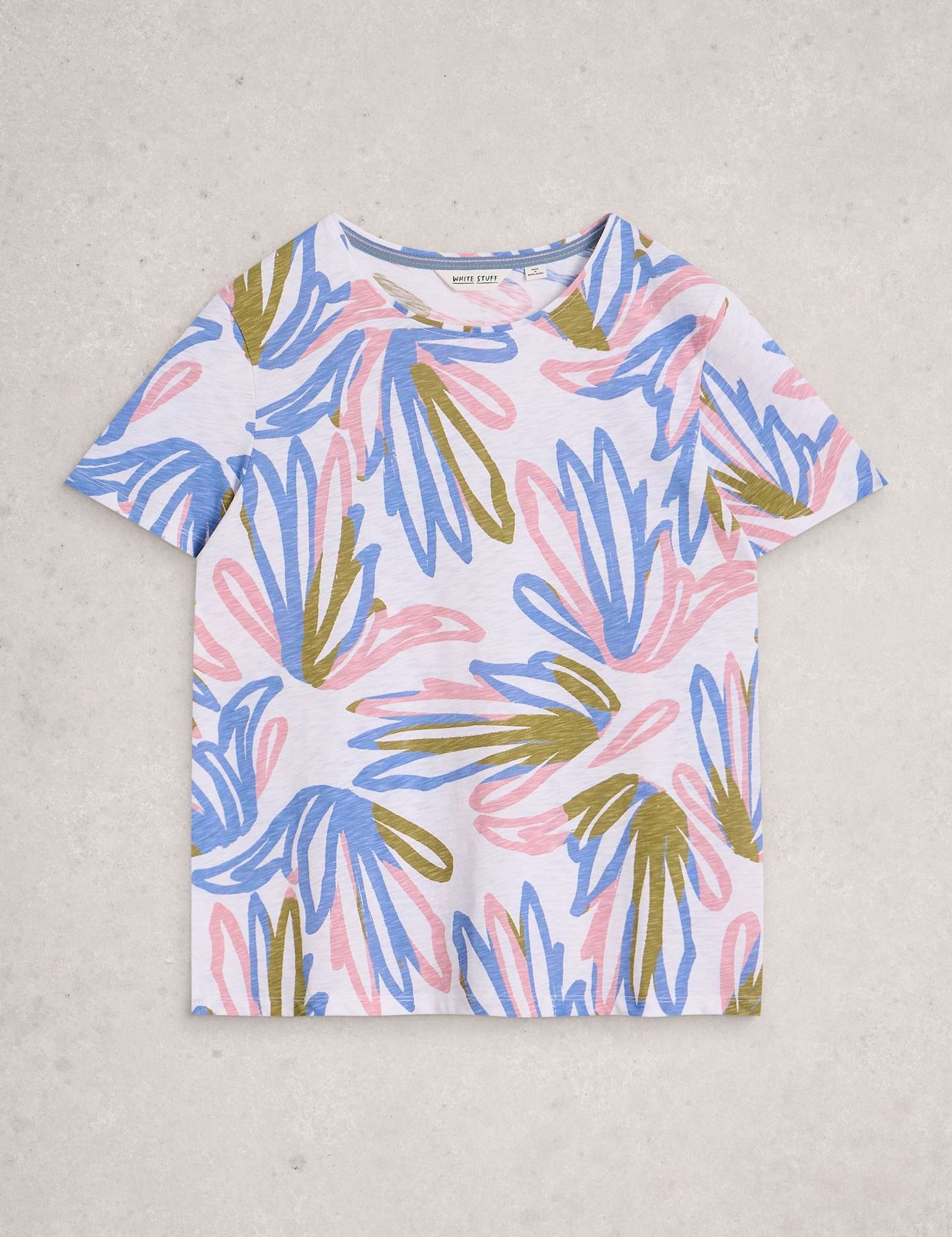 Pure Cotton Floral T-Shirt - image 1