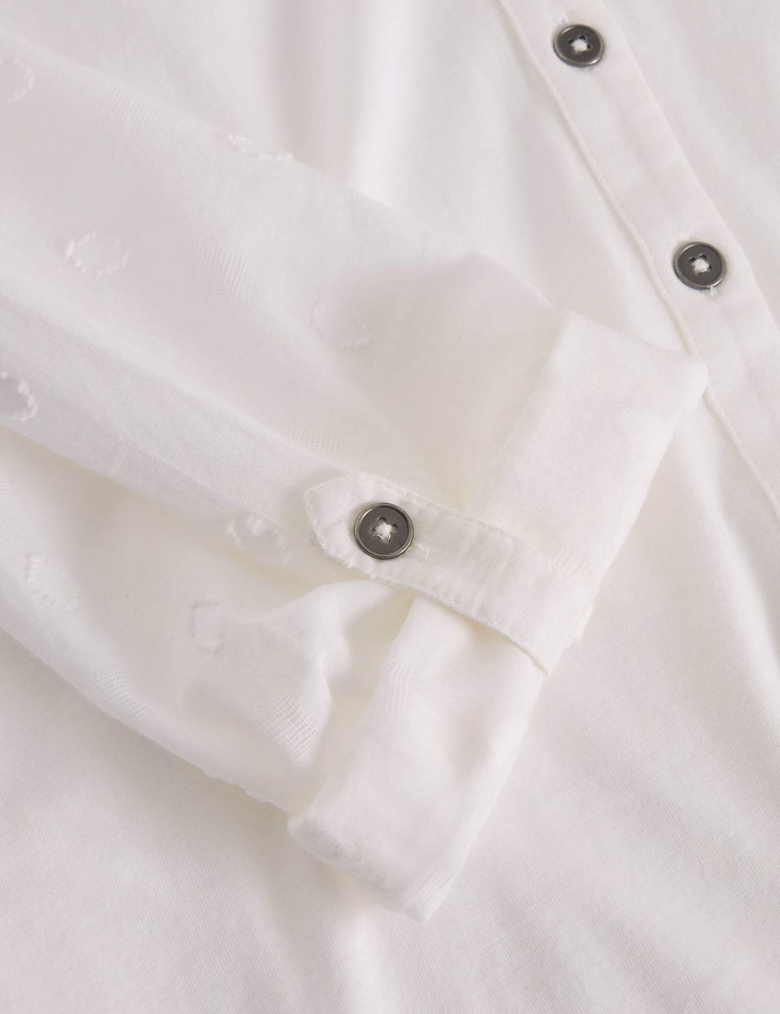 Pure Cotton Collared Longline Shirt - image 3