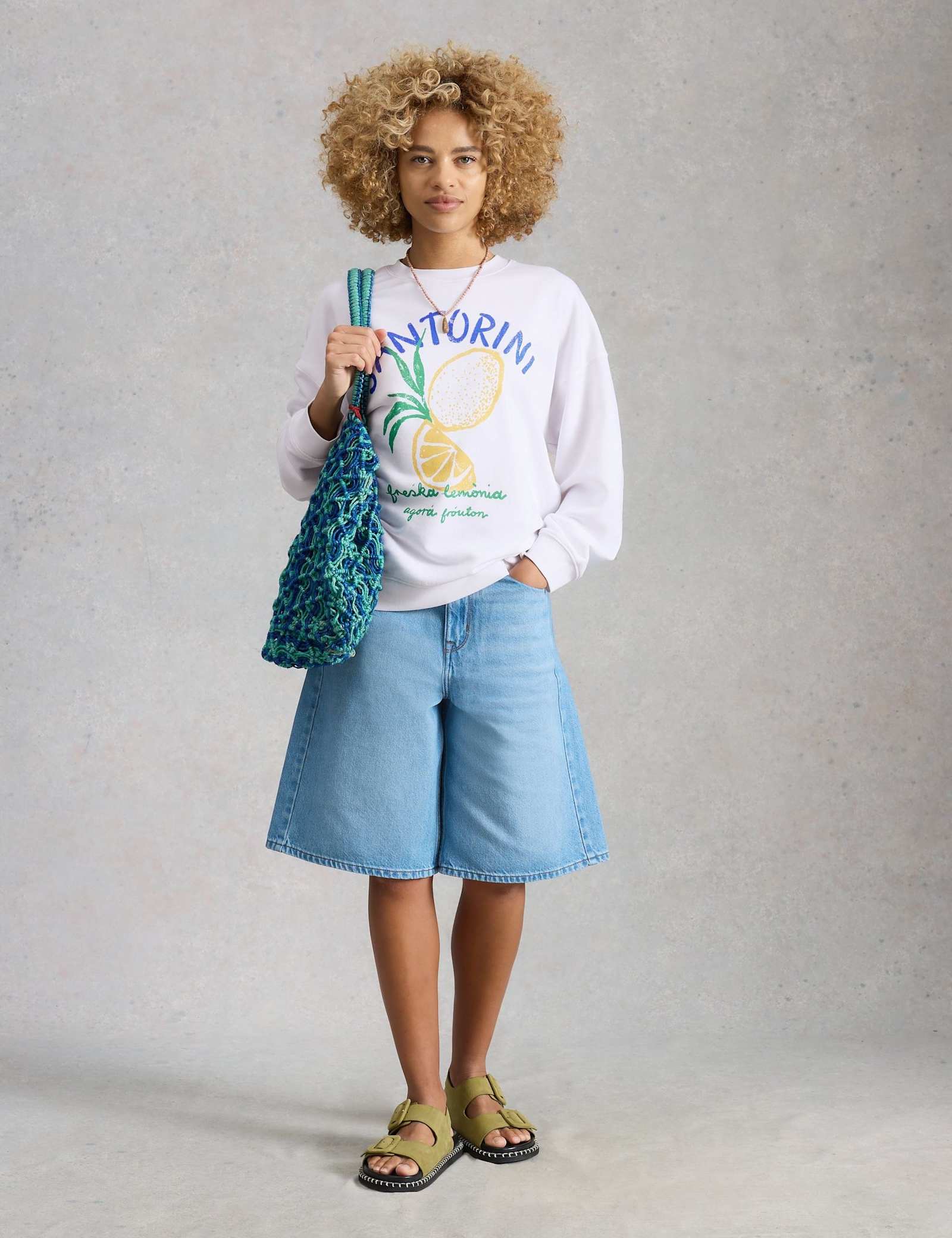 Cotton Rich Printed Sweatshirt - image 2