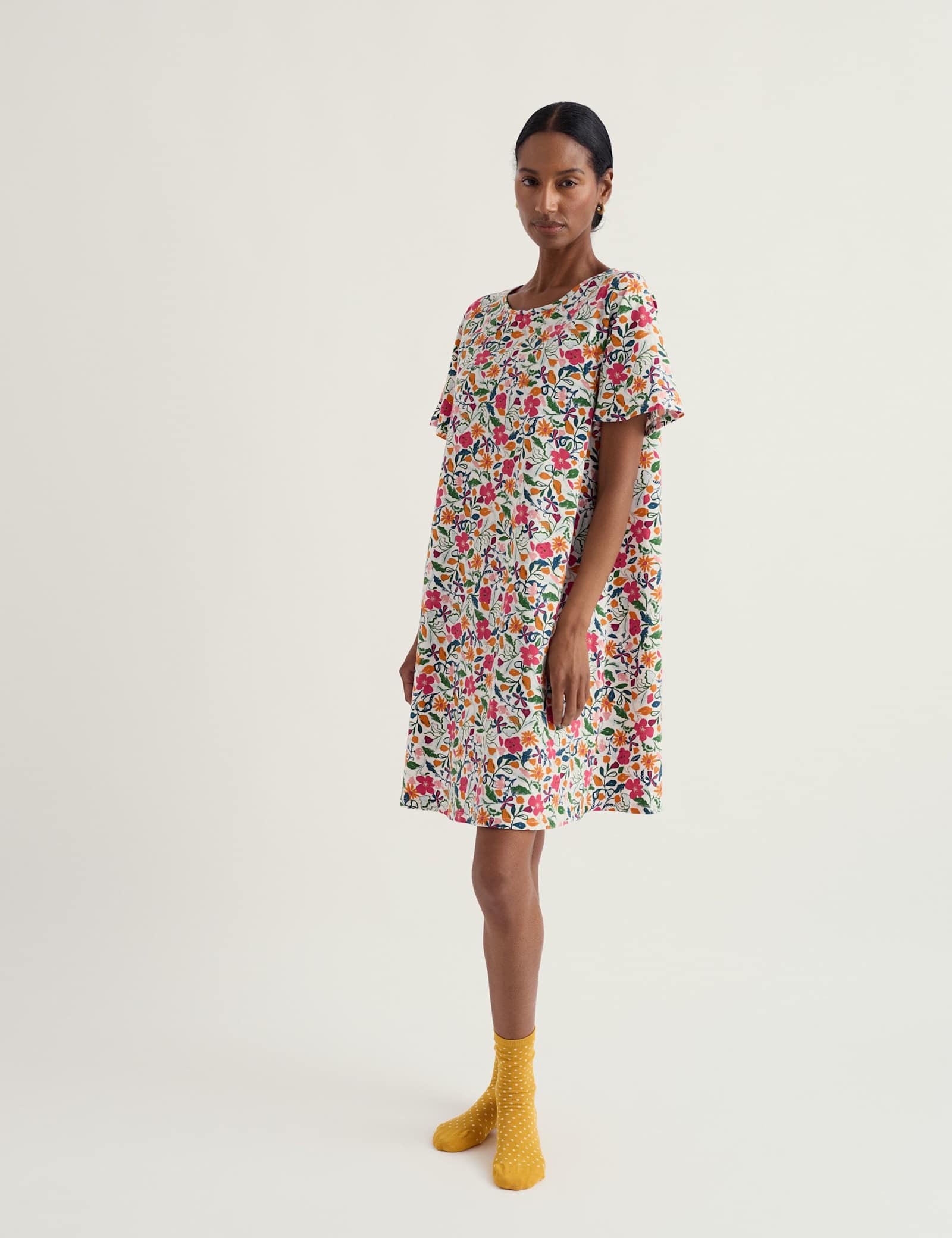 Cotton Rich Floral Nightdress - image 2