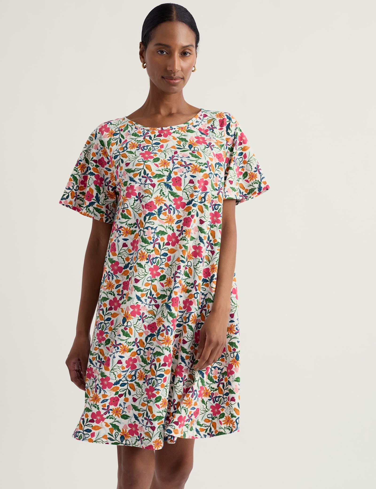 Cotton Rich Floral Nightdress - image 4