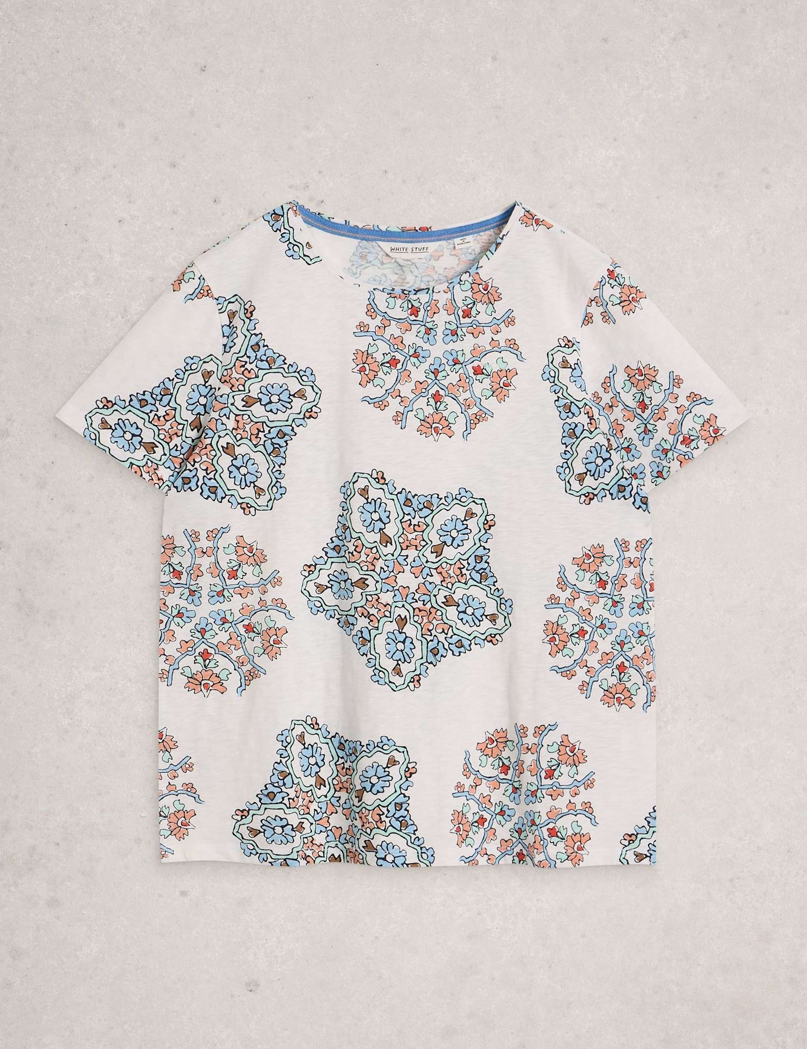 Pure Cotton Floral T-Shirt - image 1