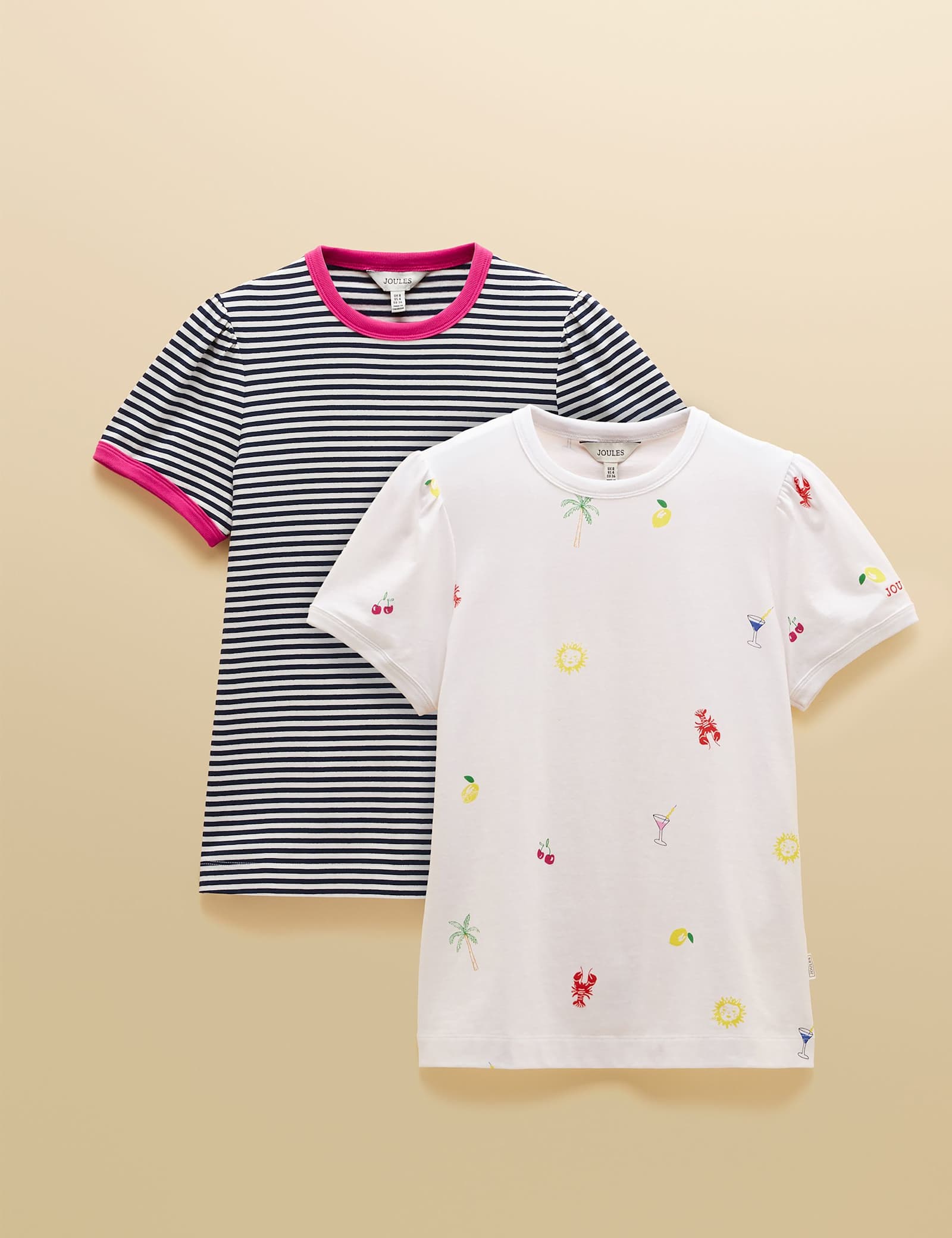 2 Pack Pure Cotton Printed T-Shirts - image 1