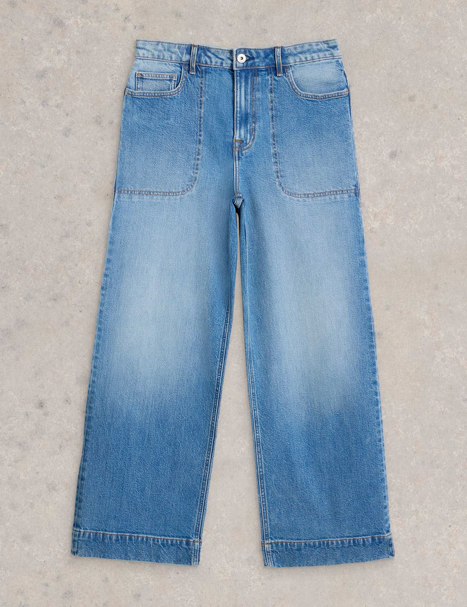 Mid Rise Wide Leg Jeans - image 2