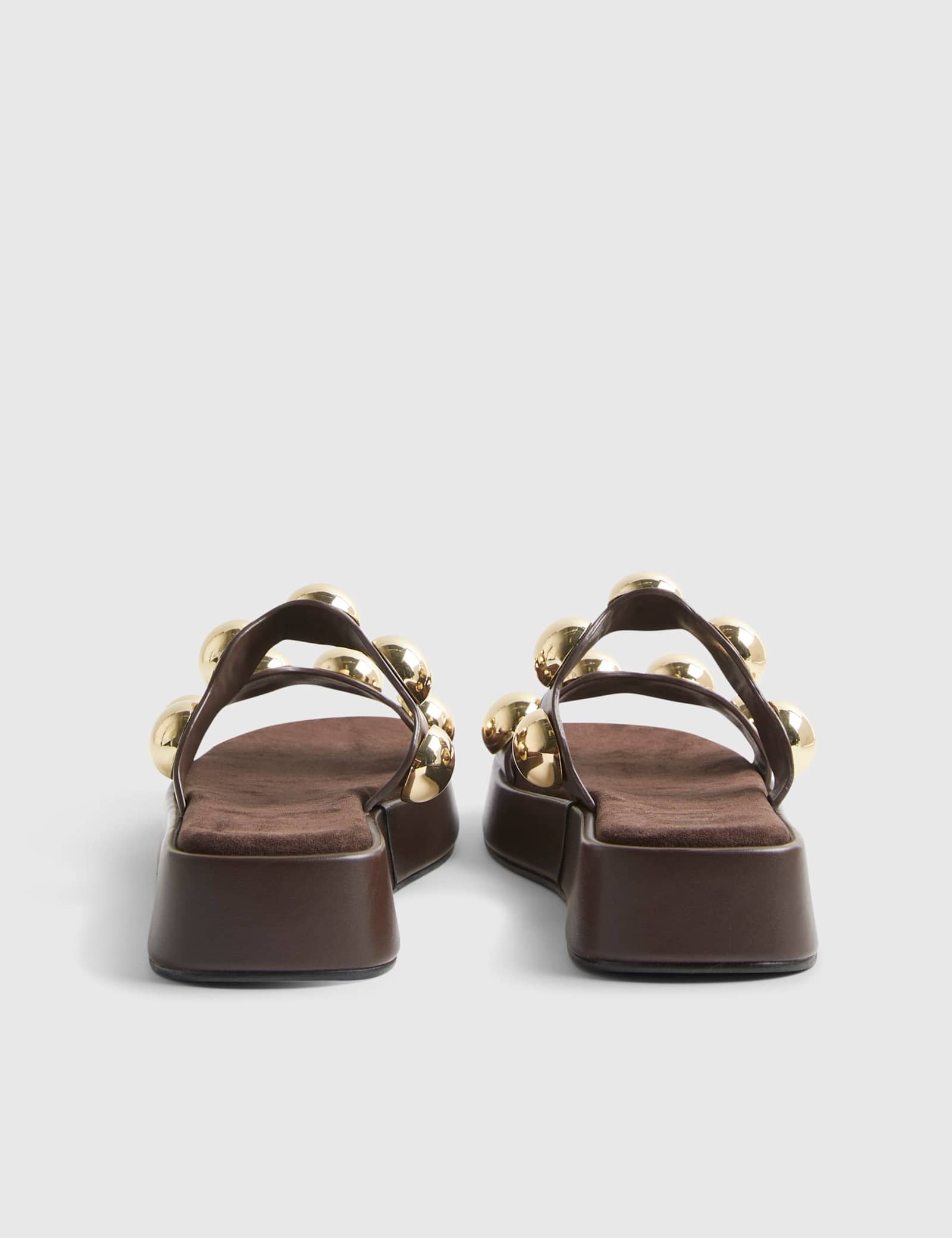 Studded Flatform Sandals - image 3