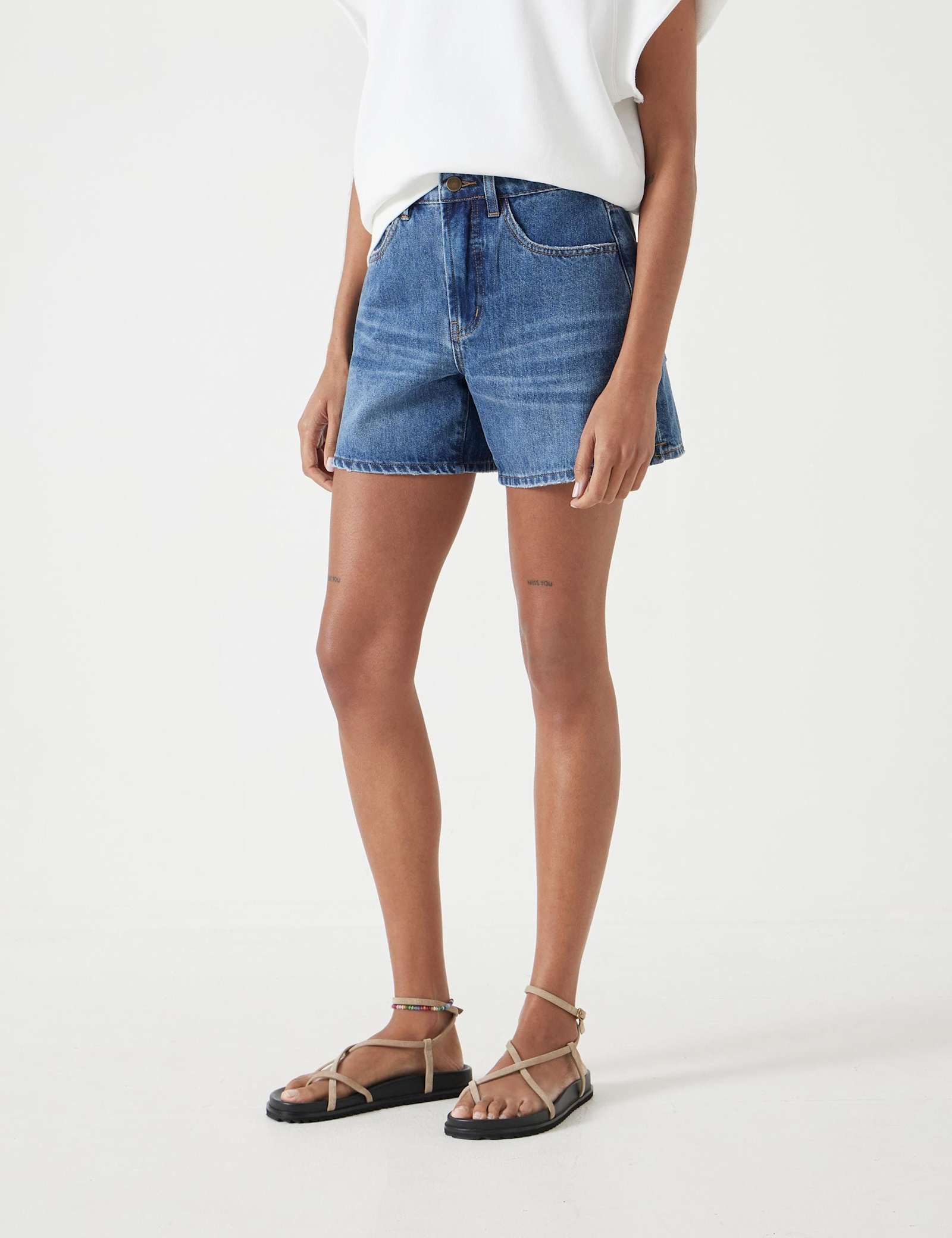 Denim Shorts - image 4
