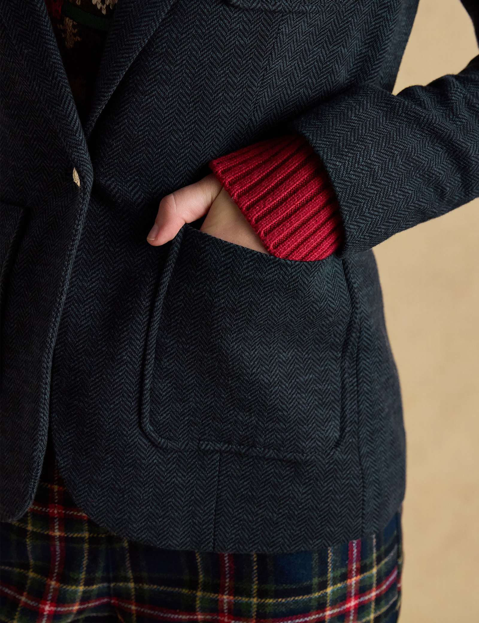 Herringbone Blazer - image 5