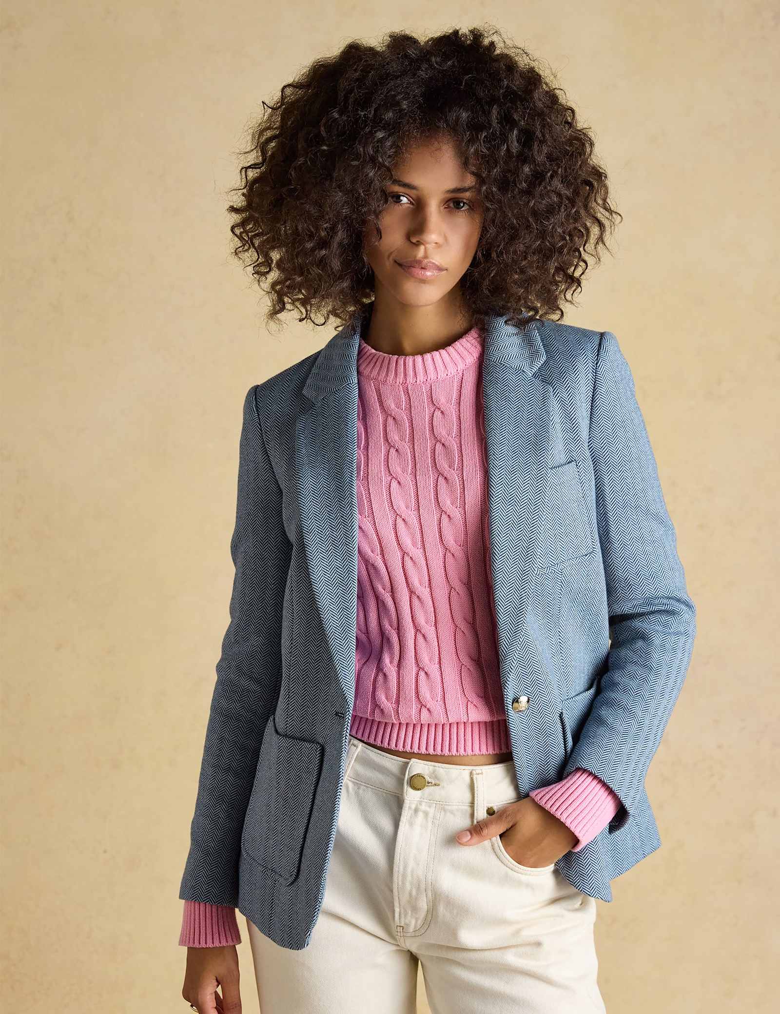 Herringbone Blazer - image 4