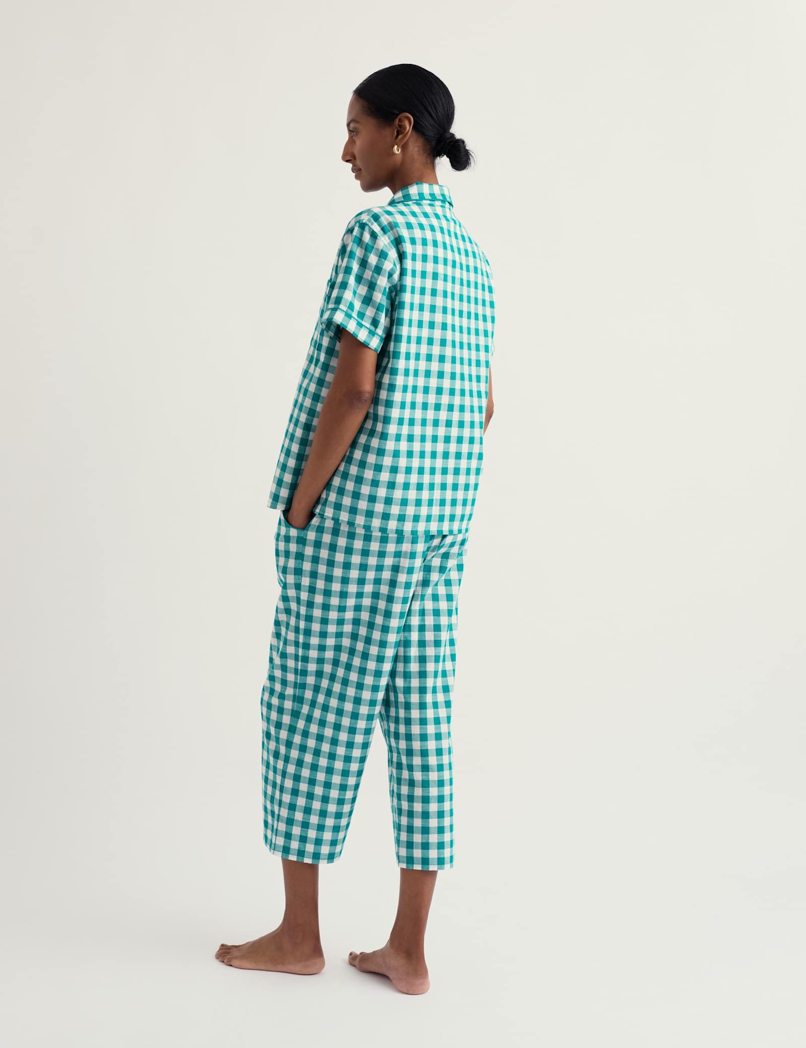 Pure Cotton Checked Pyjama Set - image 3