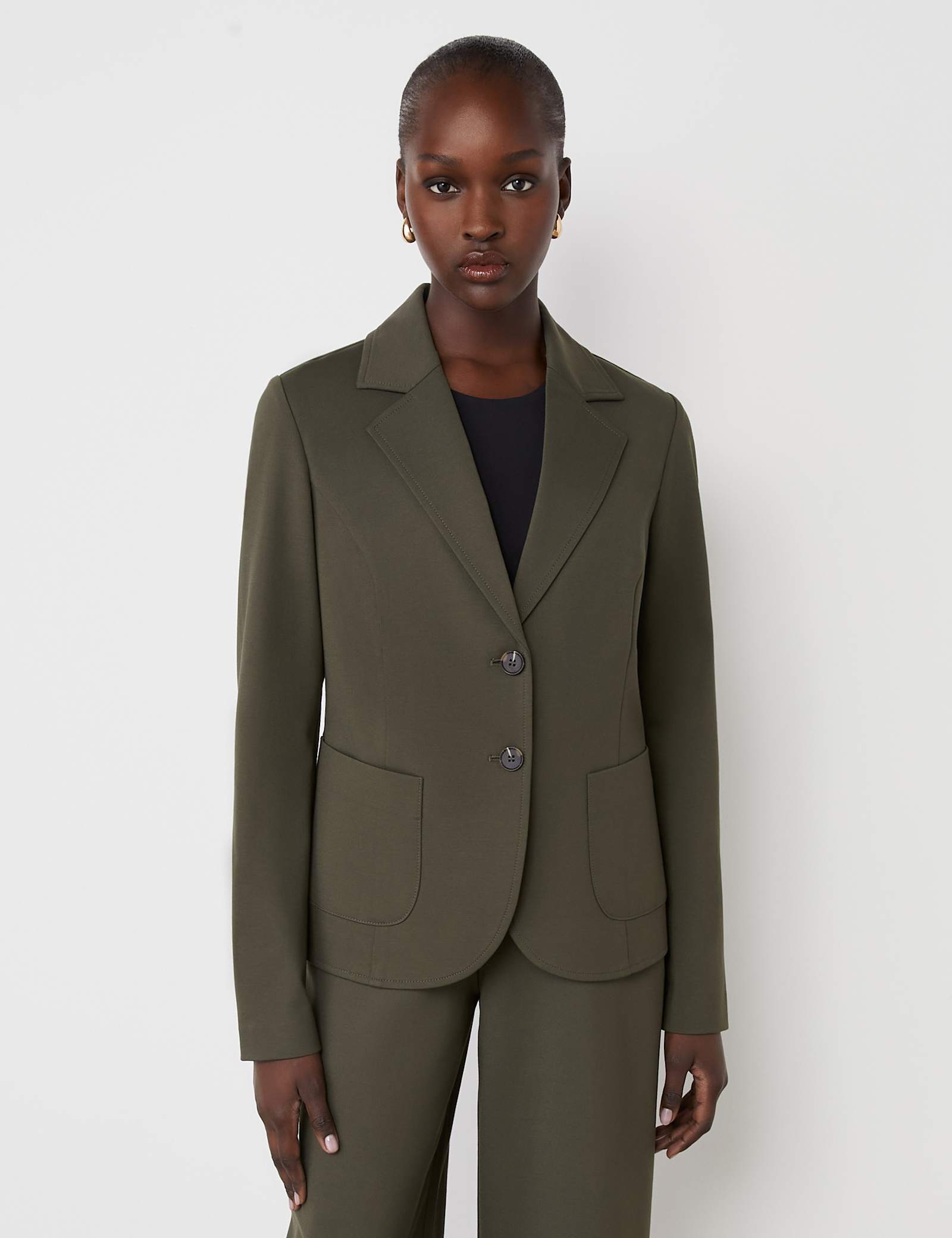 Ponte Jersey Single Breasted Blazer - image 2