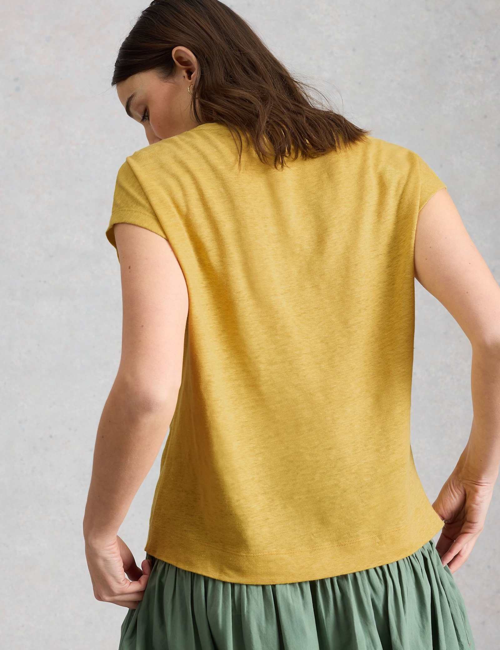Pure Linen Jersey T-Shirt - image 3
