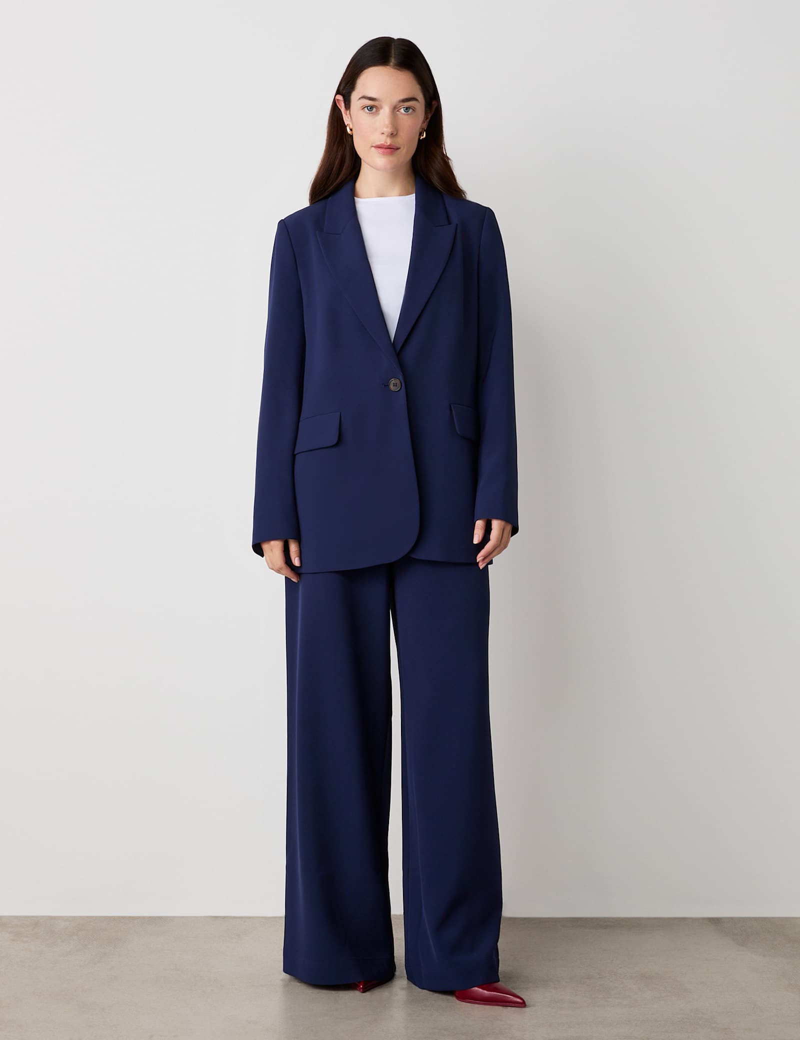 Collared Single Breasted Blazer - image 5