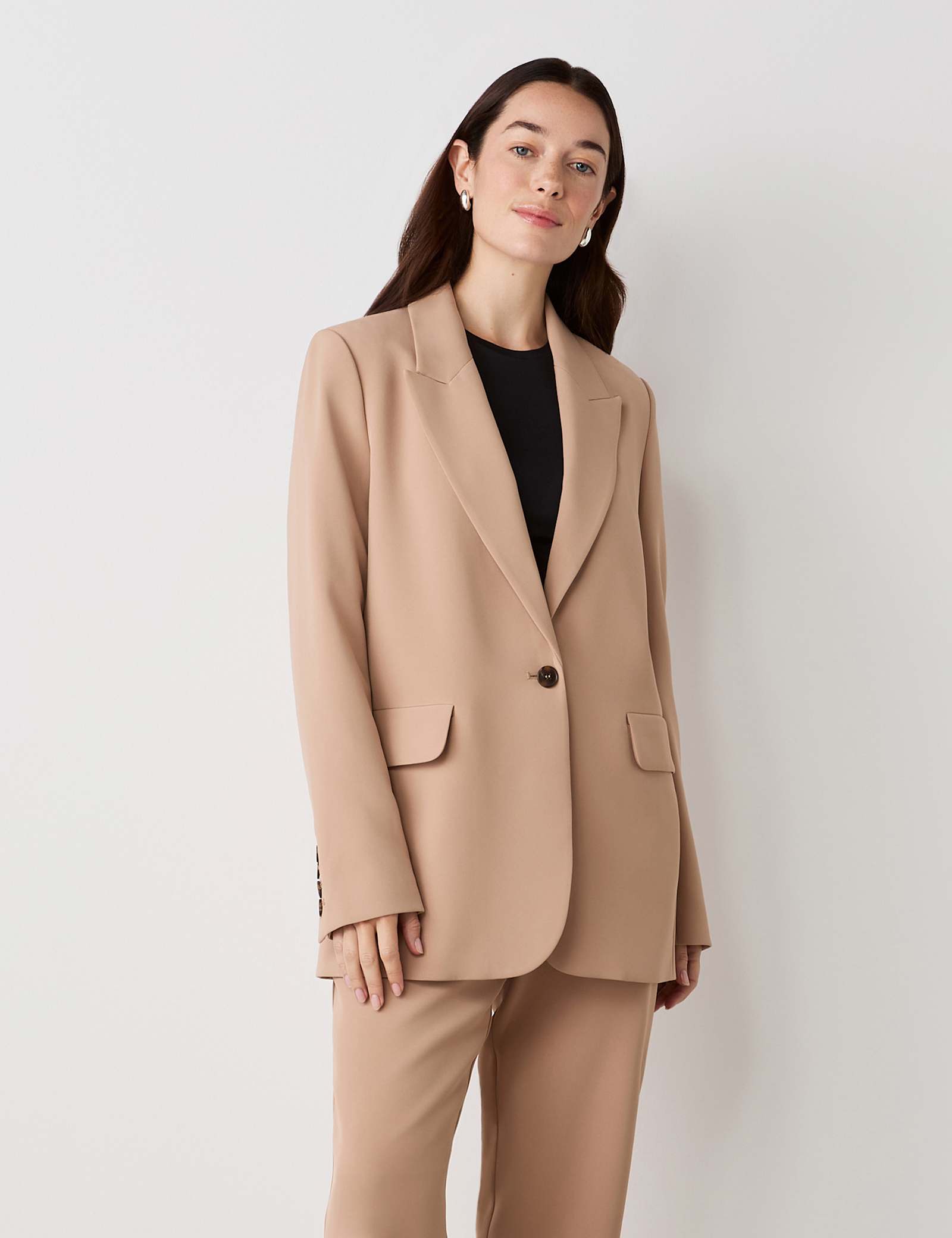 Collared Single Breasted Blazer - image 3