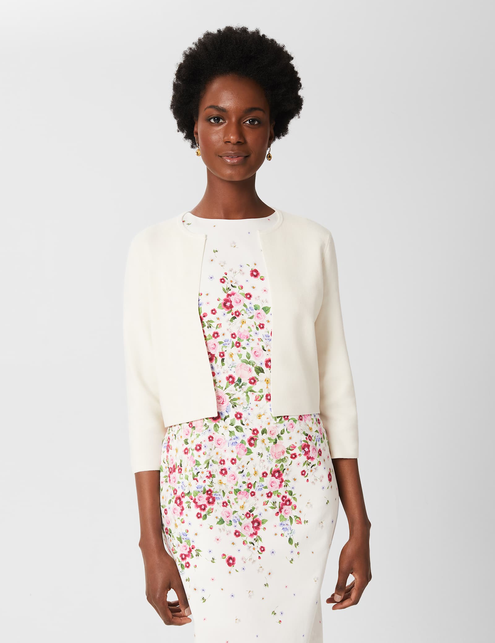 Edge to Edge Cropped Cardigan - image 3