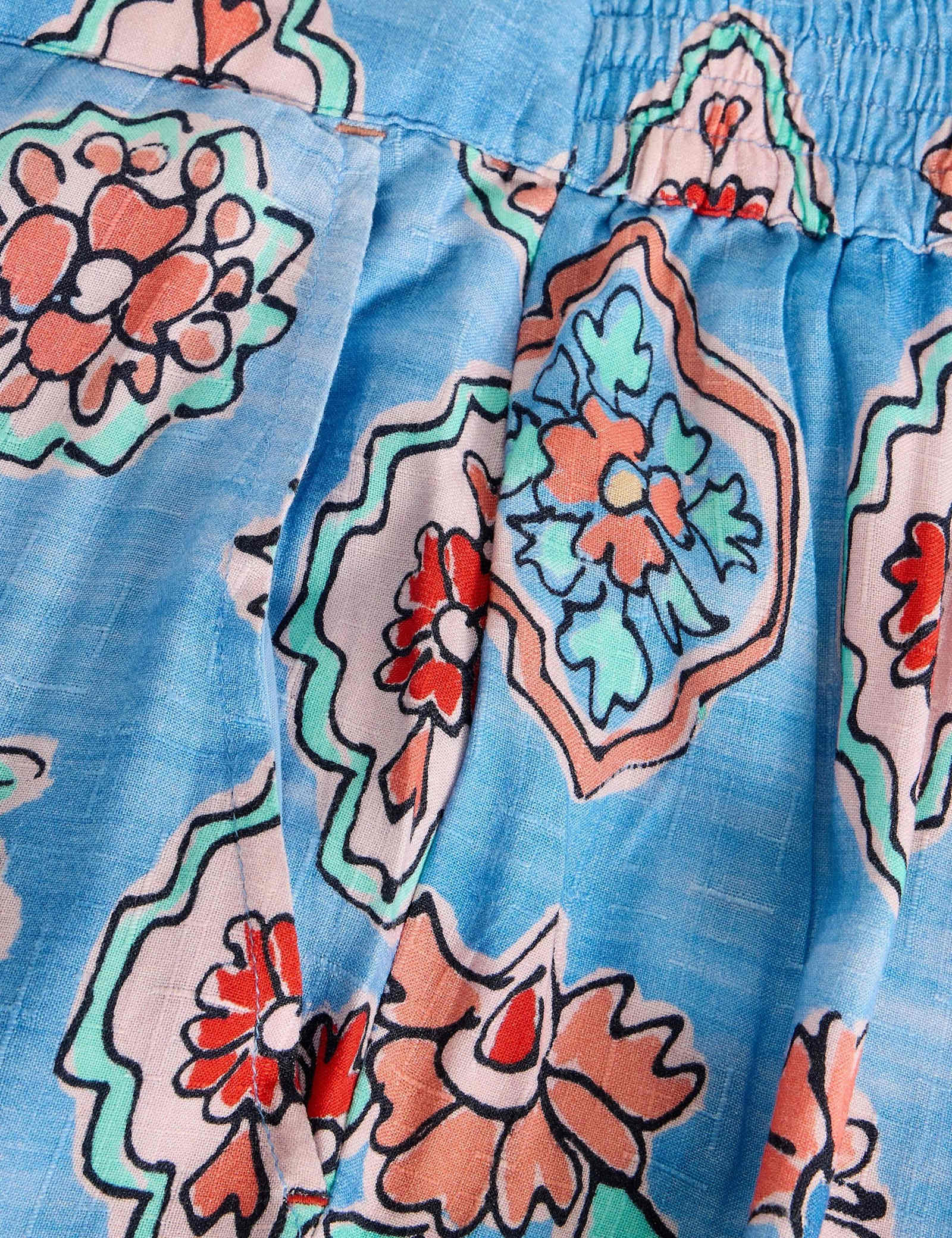 Floral Wide Leg Trousers - image 4