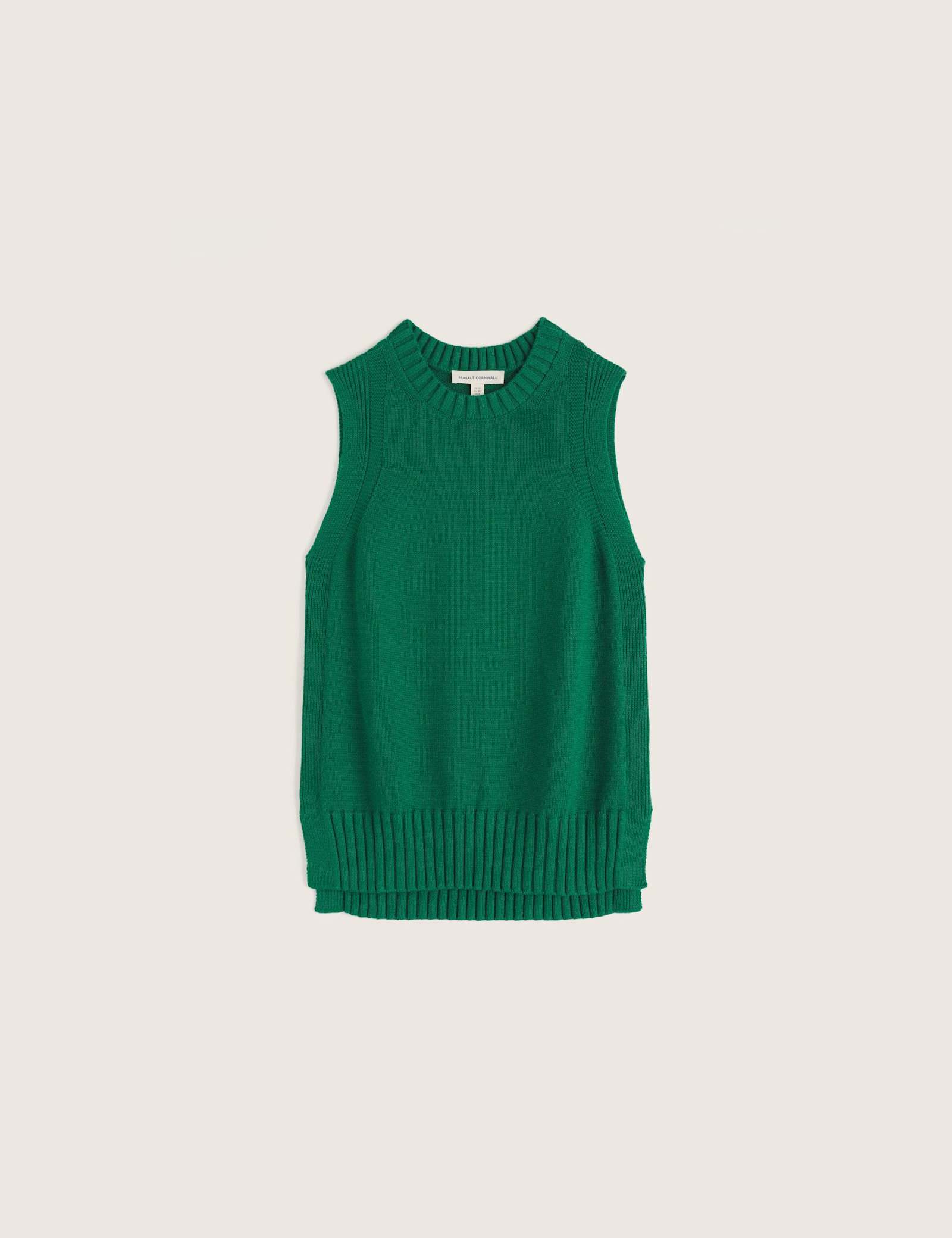 Pure Cotton Relaxed Knitted Vest - image 1