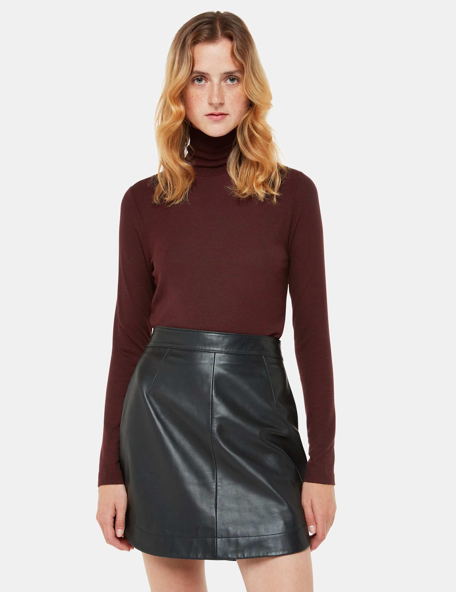 Ribbed Polo Top - image 2