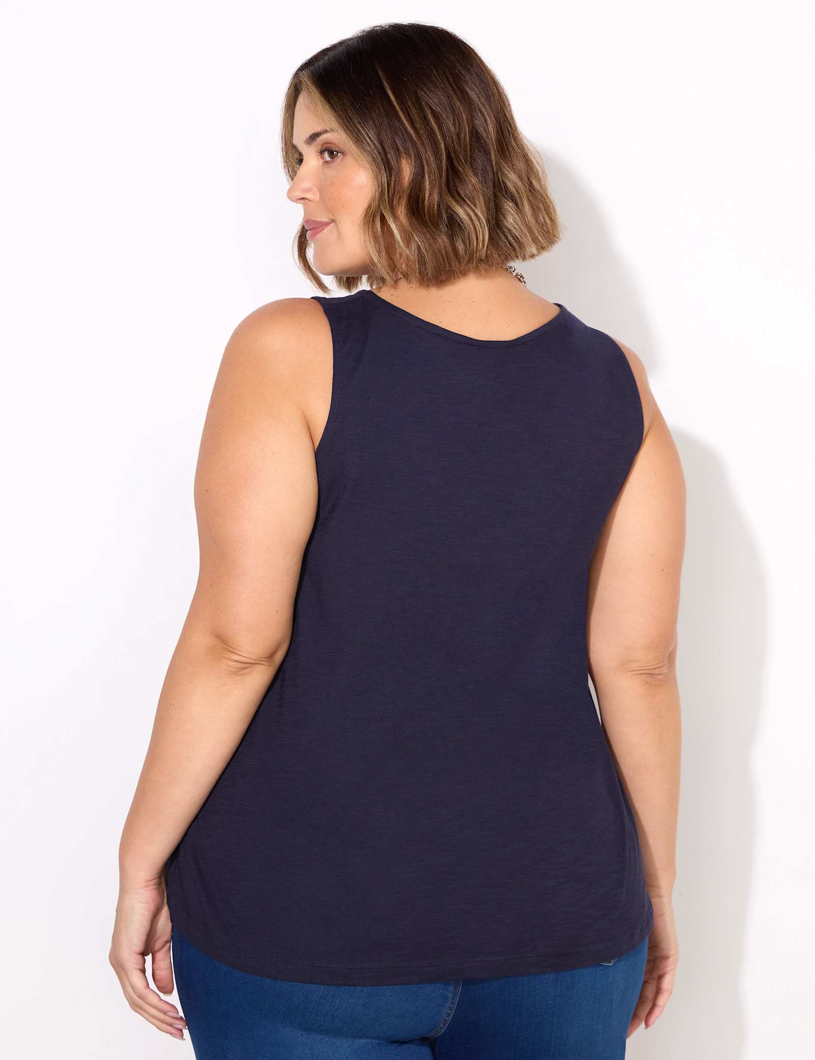 Pure Cotton Round Neck Vest - image 2