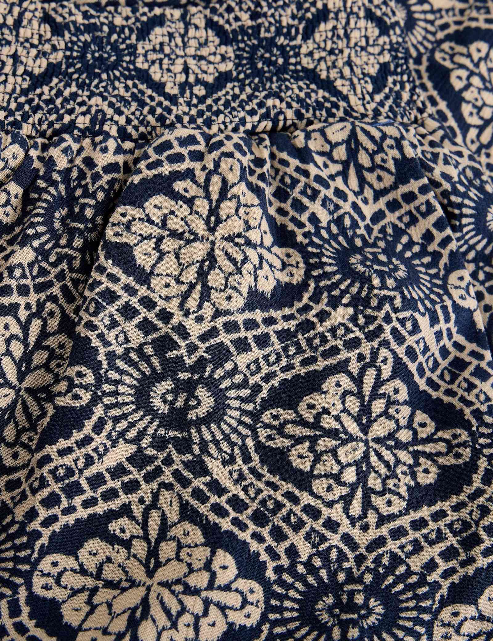 Printed Textured Wide Leg Culottes - image 4