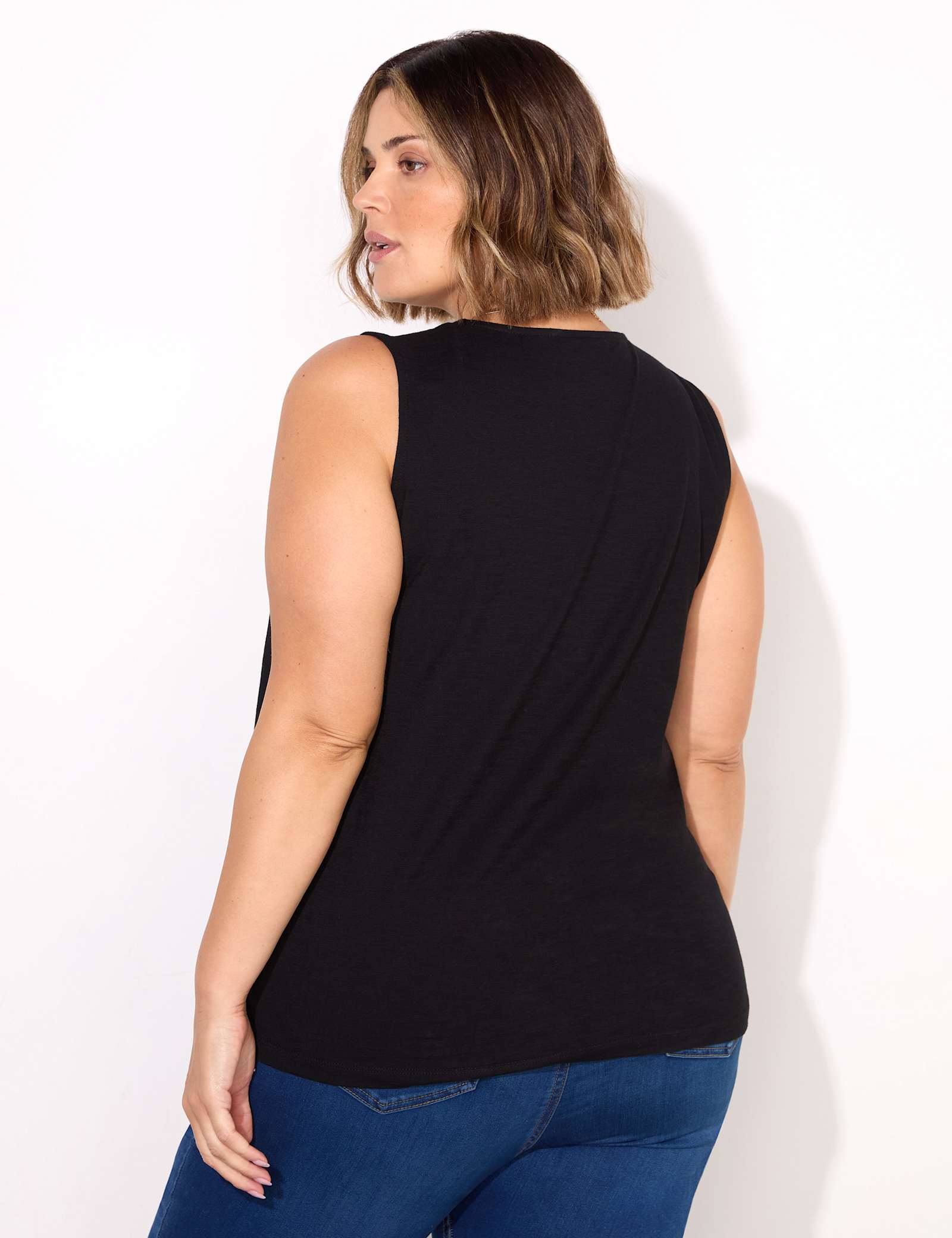 Pure Cotton V-Neck Vest - image 3