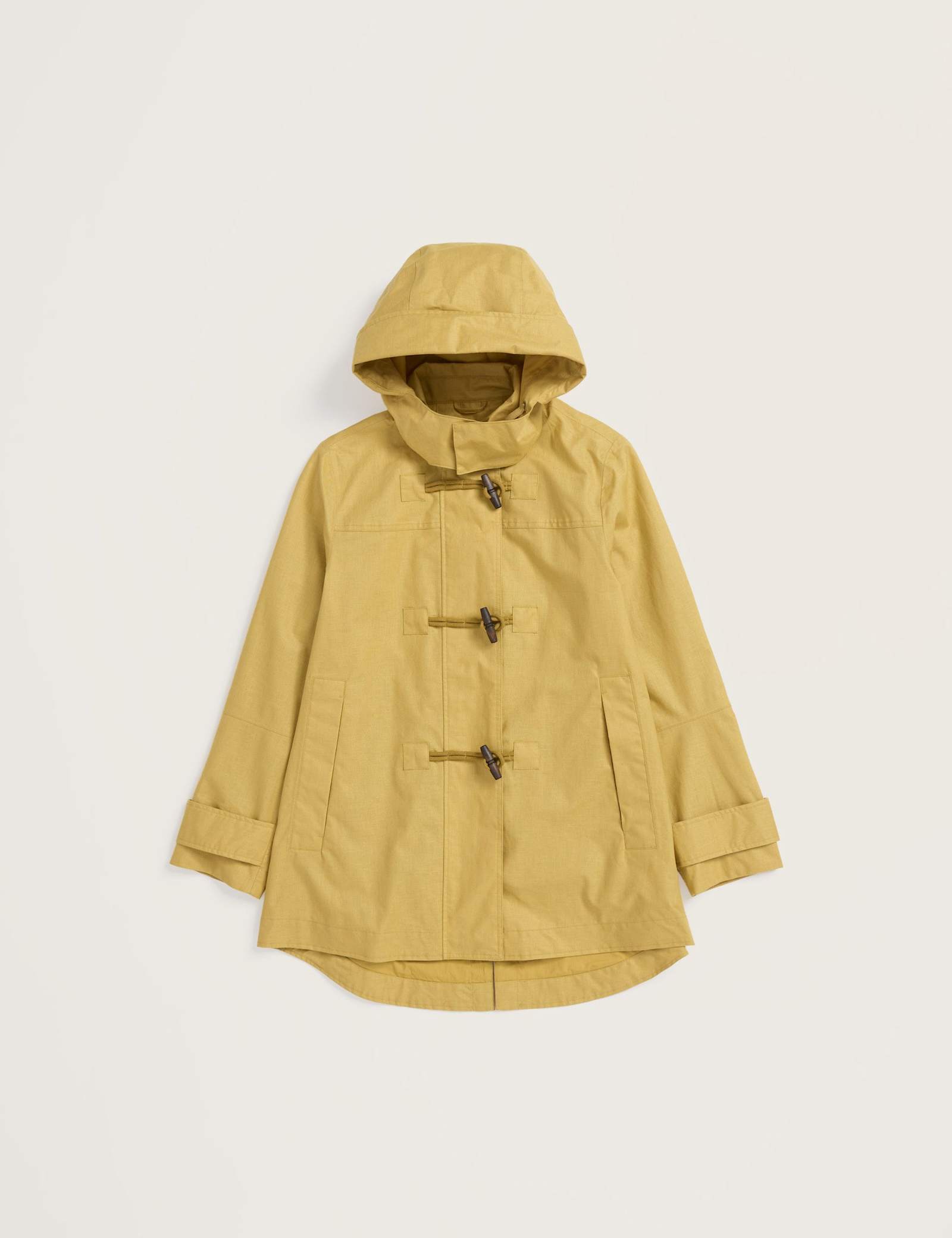 Linen Rich Hooded Duffle Coat - image 2